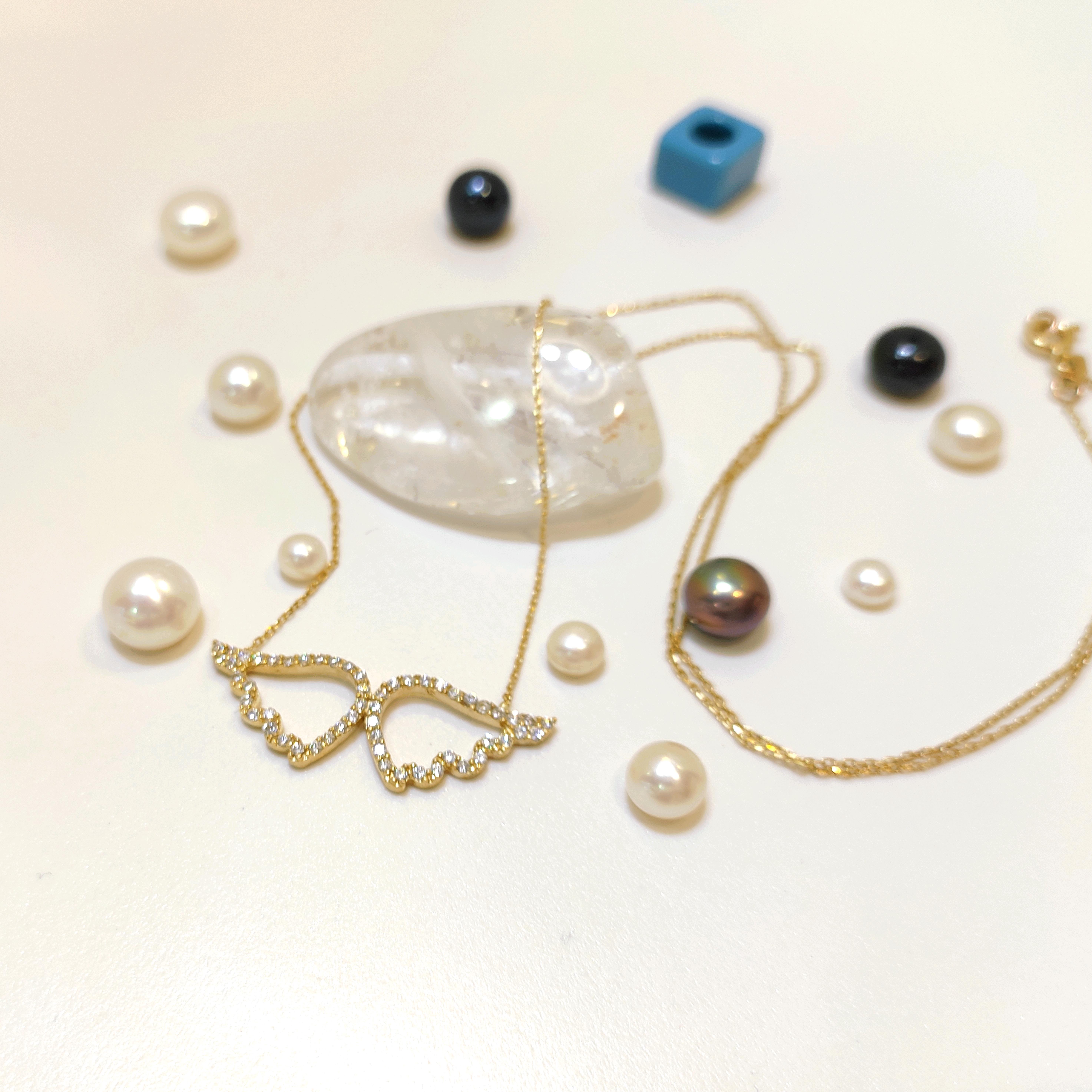 Melek Kanadı Kolye 14 Ayar Altın  HD VİDEOLU