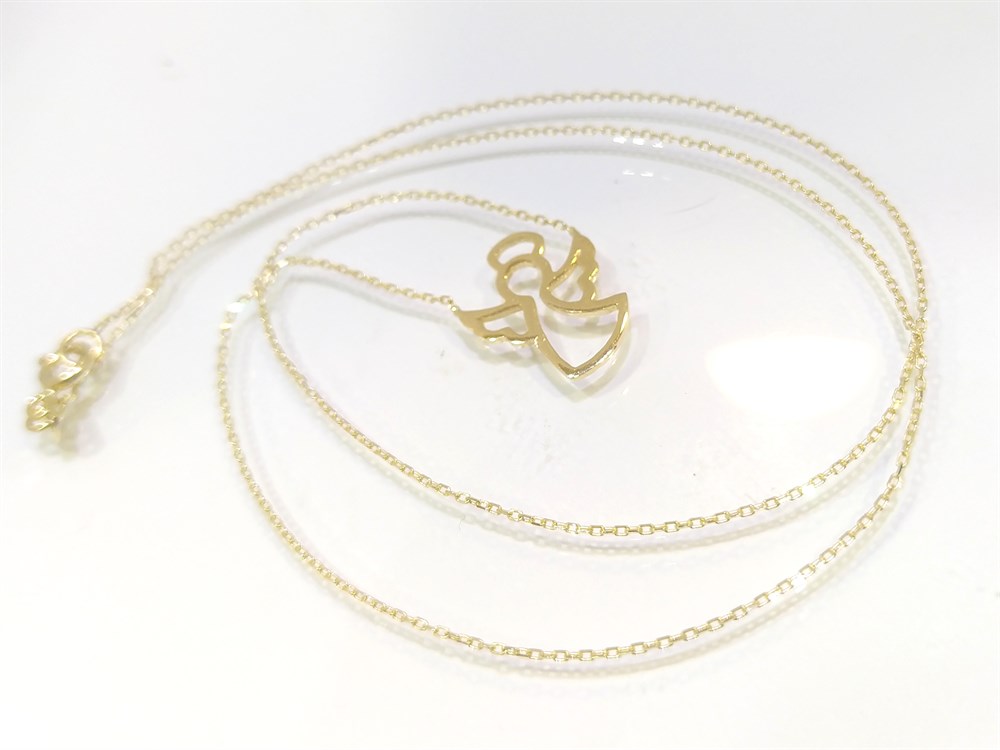 Melek Kolye 14 Ayar Altın