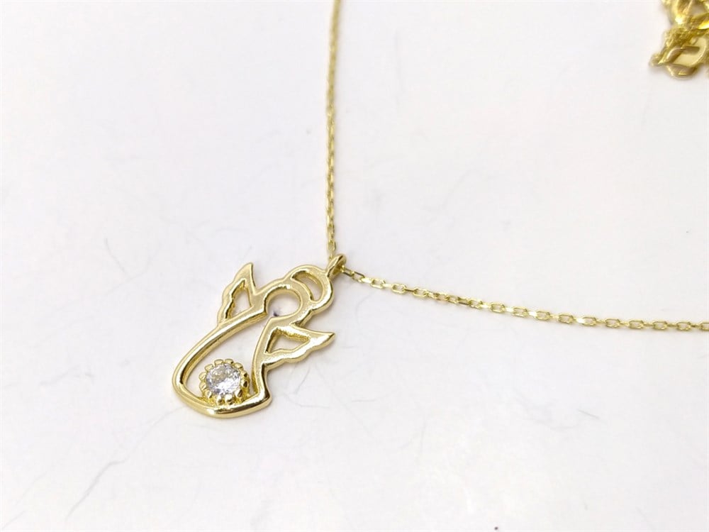 Melek Kolye 14 Ayar Altın