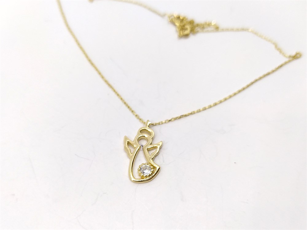 Melek Kolye 14 Ayar Altın