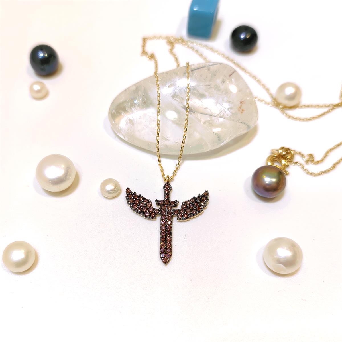 Mikailin Kılıcı Kolye 14 Ayar Altın  HD VİDEOLU