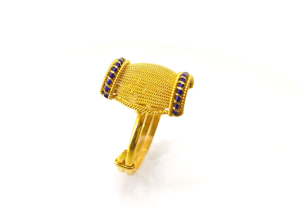 Mineli Yüzük 22 Ayar Altın