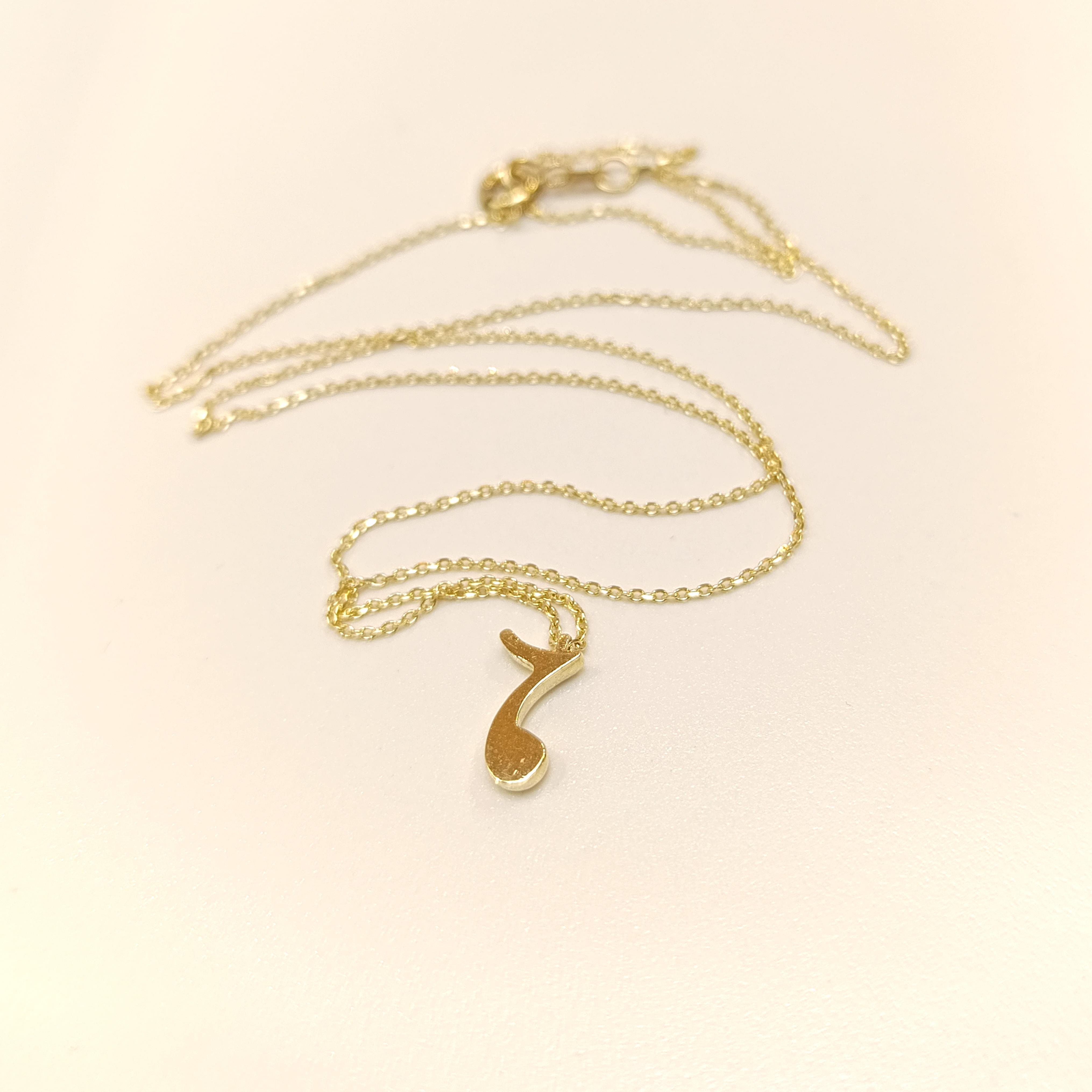 Nota Kolye 14 Ayar Altın HD VİDEOLU