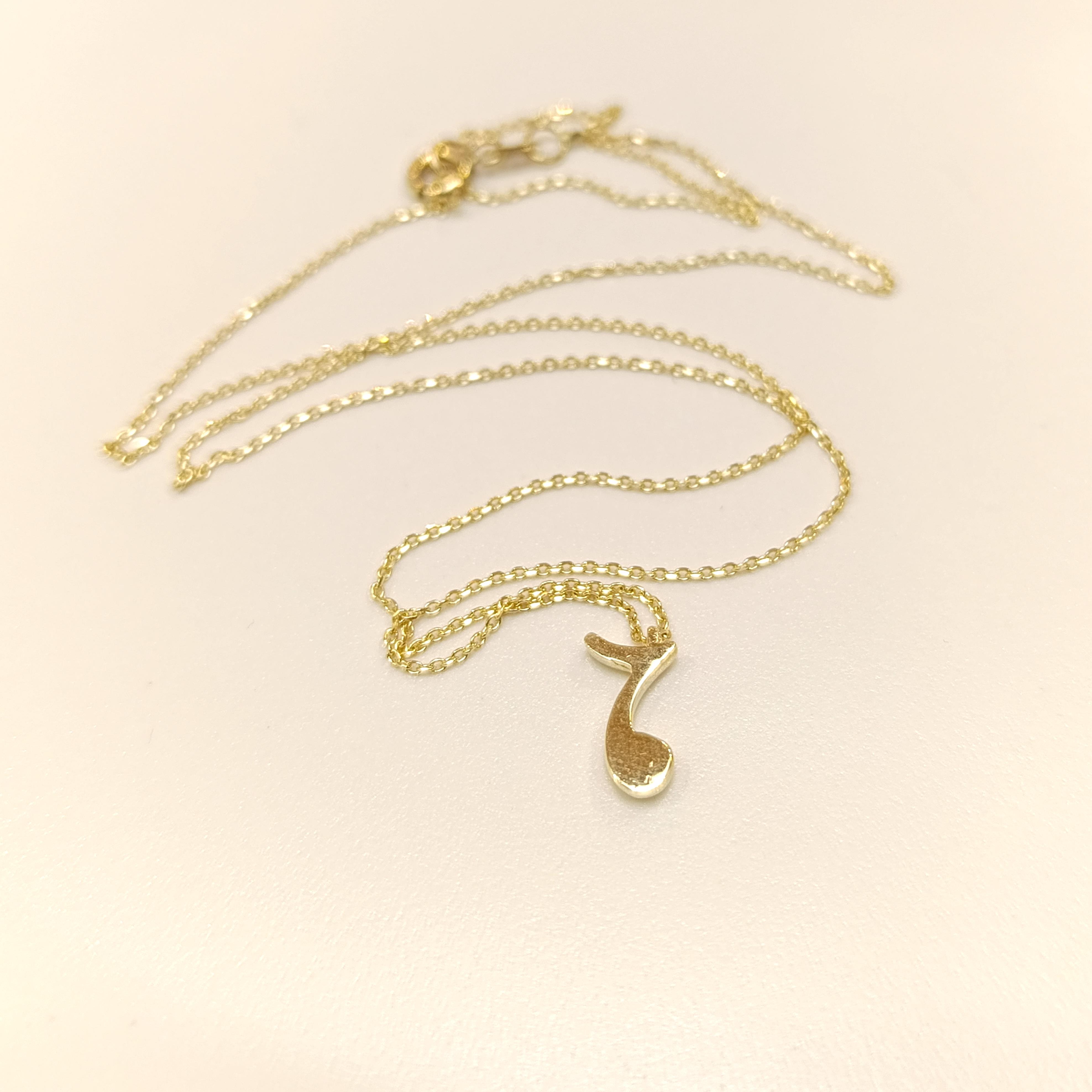 Nota Kolye 14 Ayar Altın HD VİDEOLU