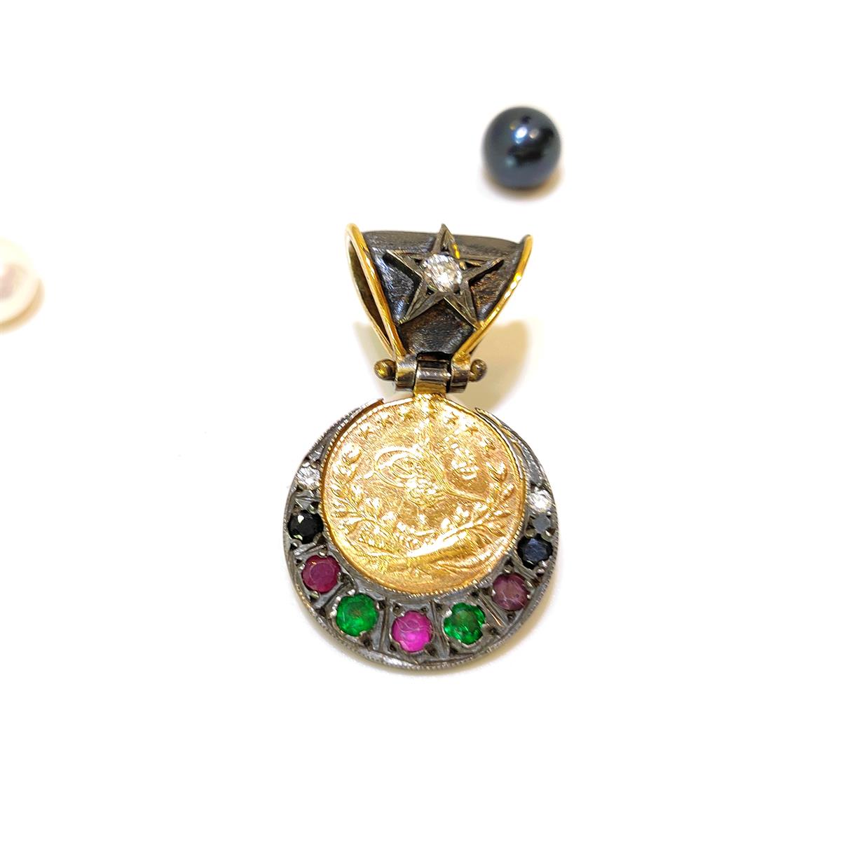 Reşat Çeyrek Altınlı Kolye 14 Ayar Altın HD VİDEOLU