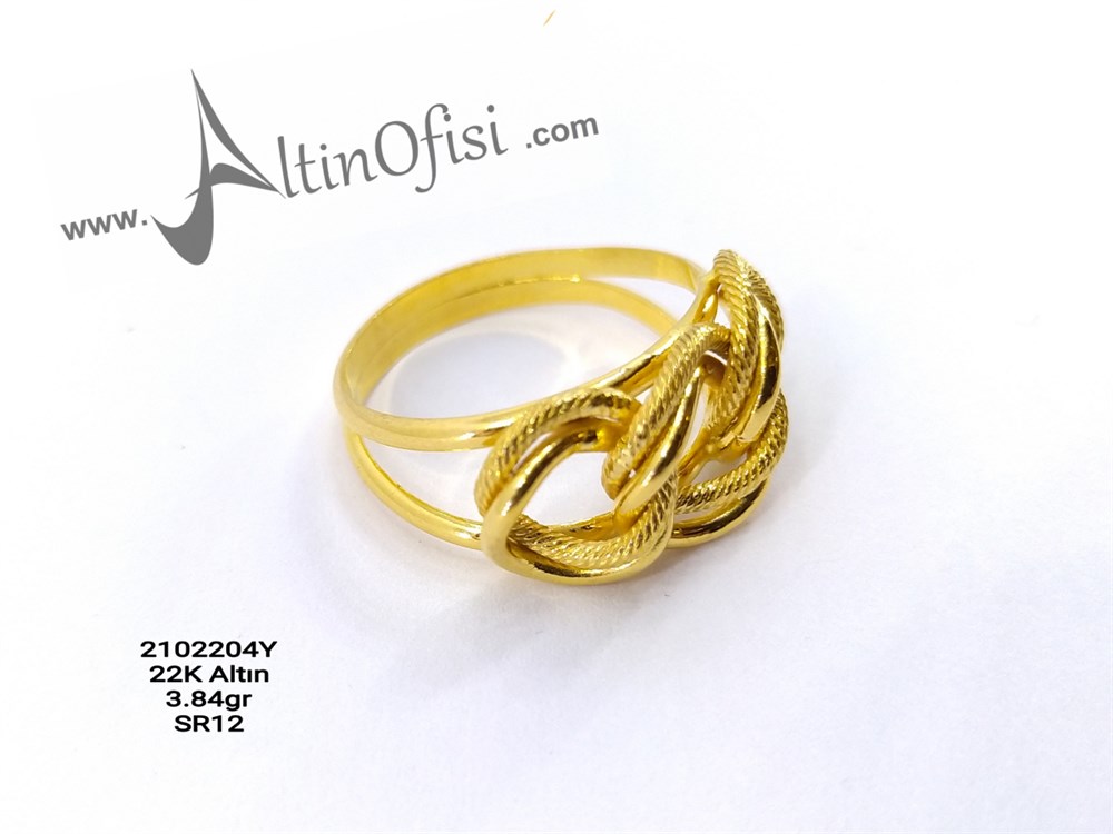 Saman Yolu Yüzük 22 Ayar Altın
