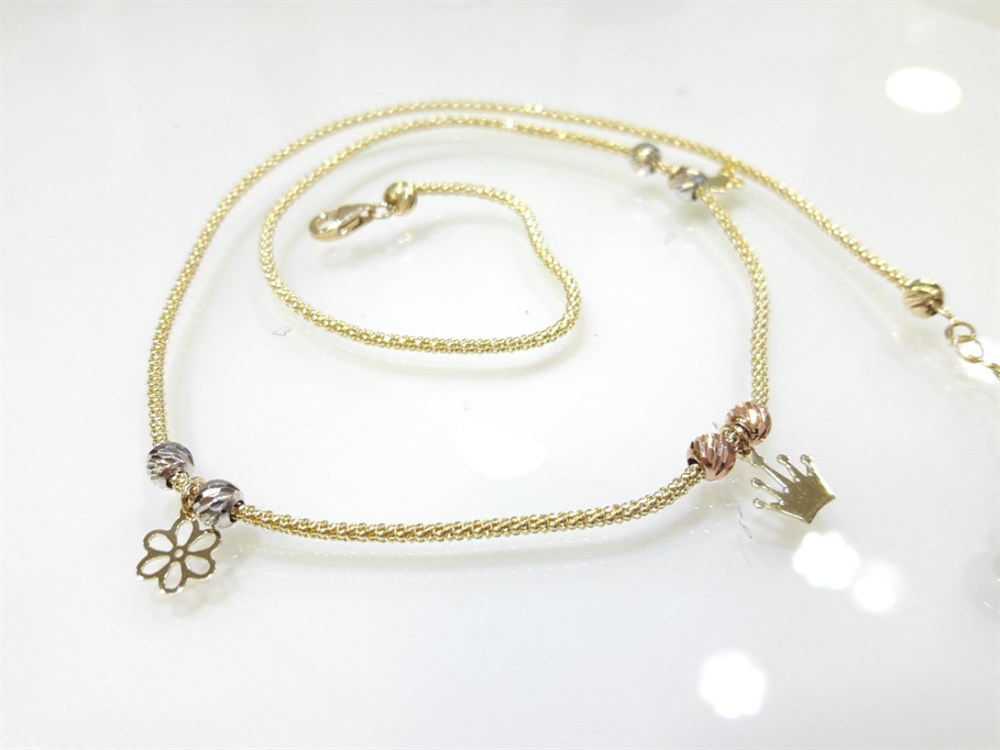 Şans Charm Kolye 14 Ayar Altın