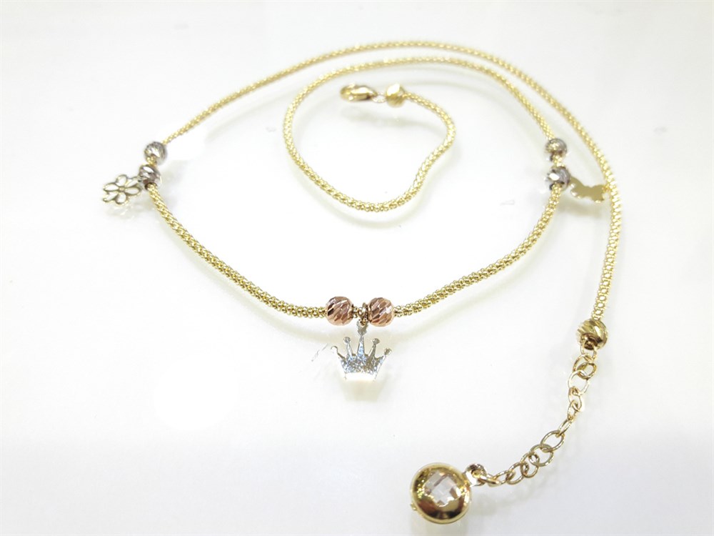 Şans Charm Kolye 14 Ayar Altın