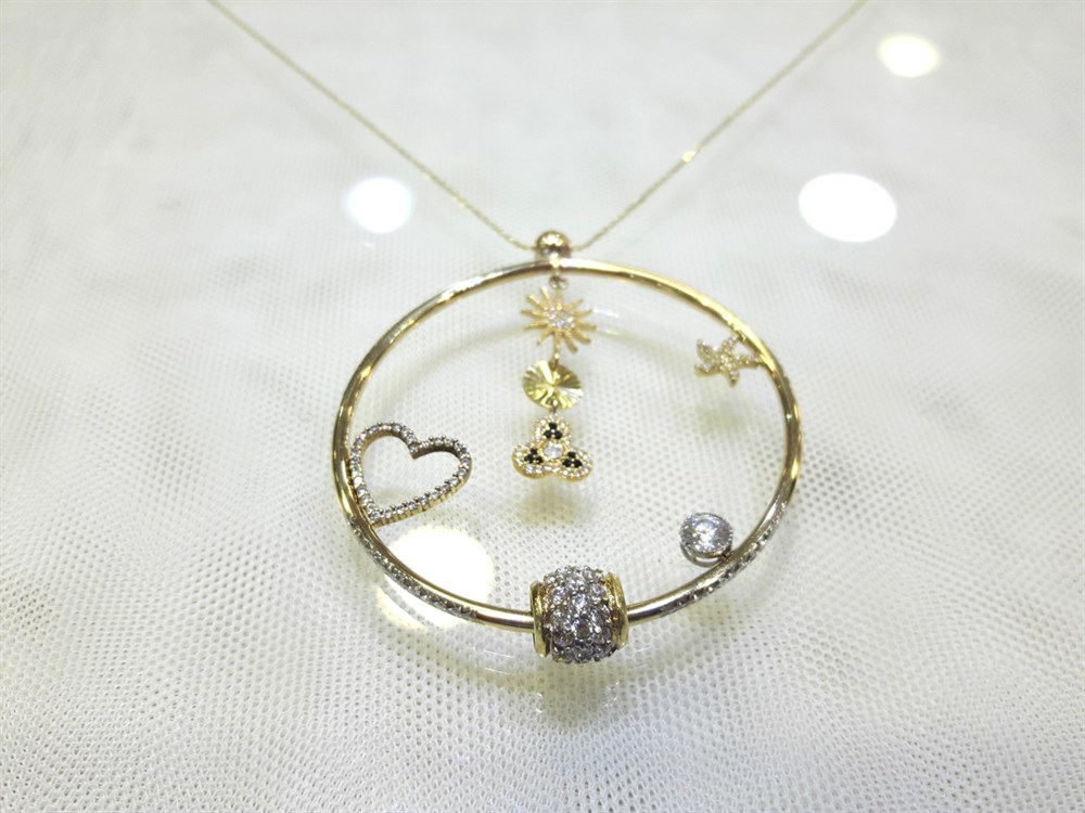 Şans Kolye 14 Ayar Altın