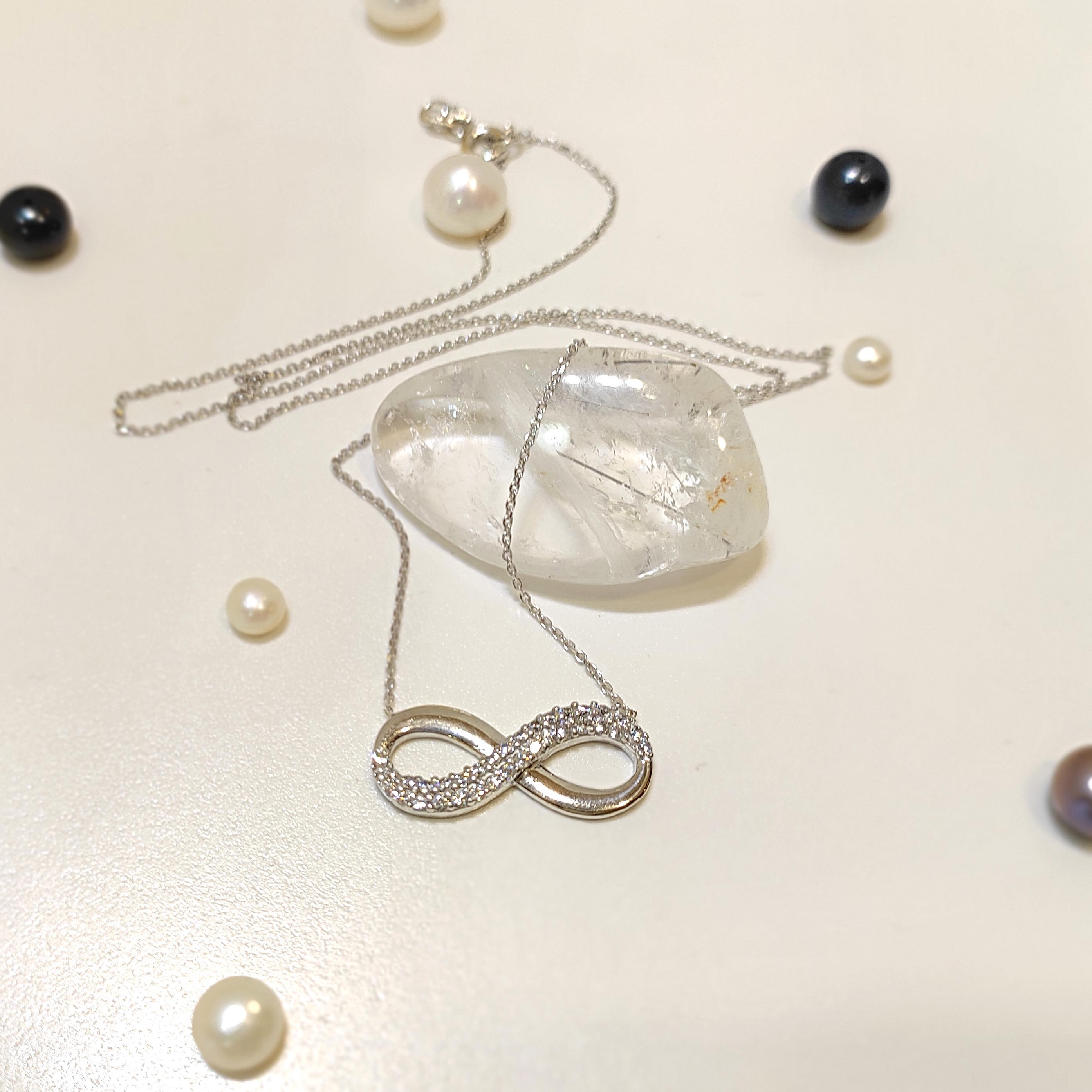 Sonsuzluk Kolye 14 Ayar Altın  HD VİDEOLU