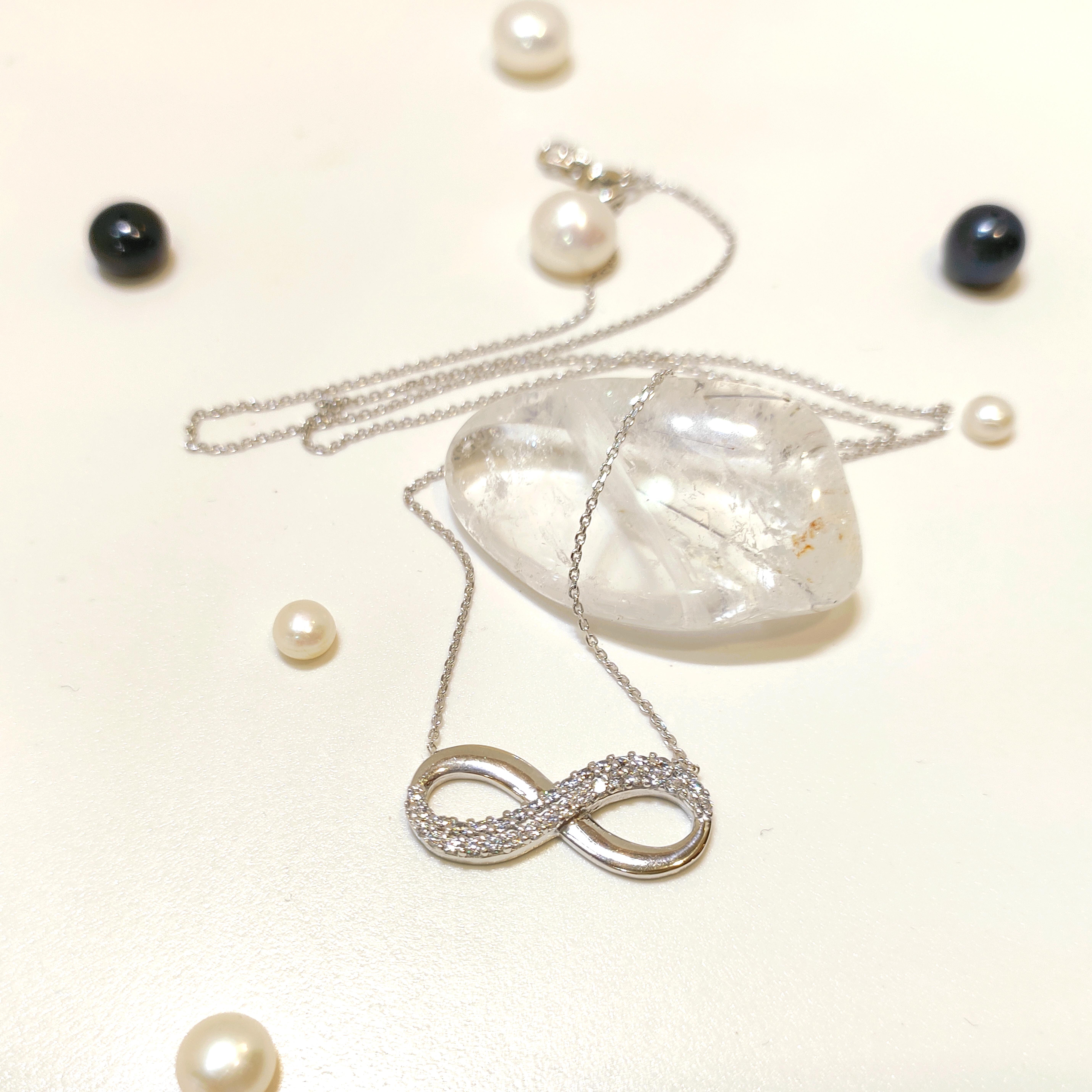 Sonsuzluk Kolye 14 Ayar Altın  HD VİDEOLU