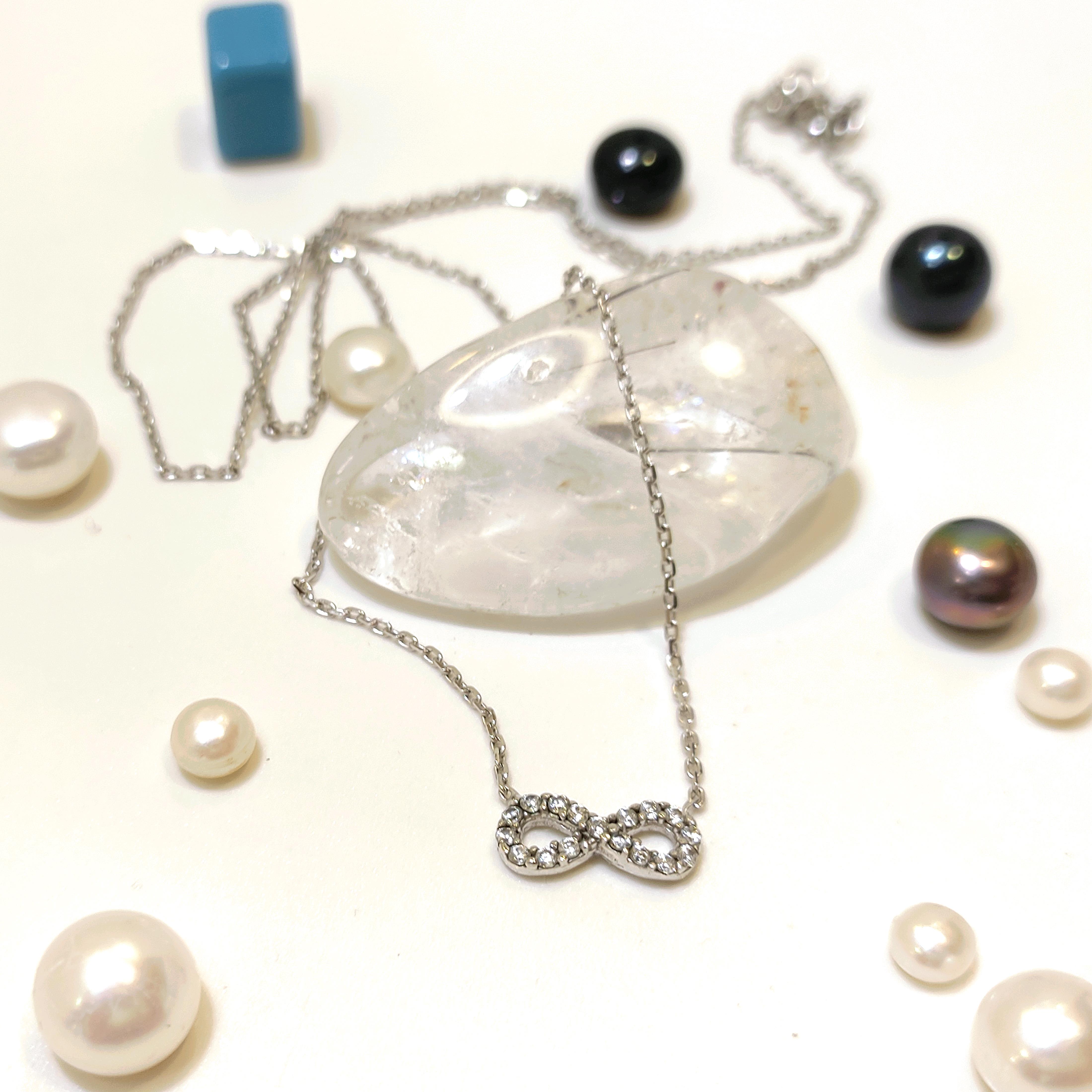 Sonsuzluk Kolye 14 Ayar Altın  HD VİDEOLU