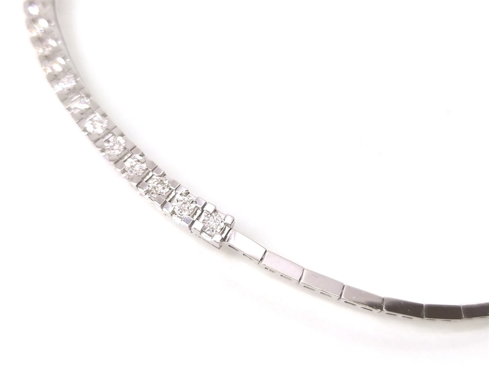 Suyolu Pırlanta Taşlı Bileklik 14K Altın