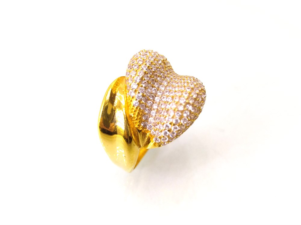 Taşlı Yüzük 22 Ayar Altın