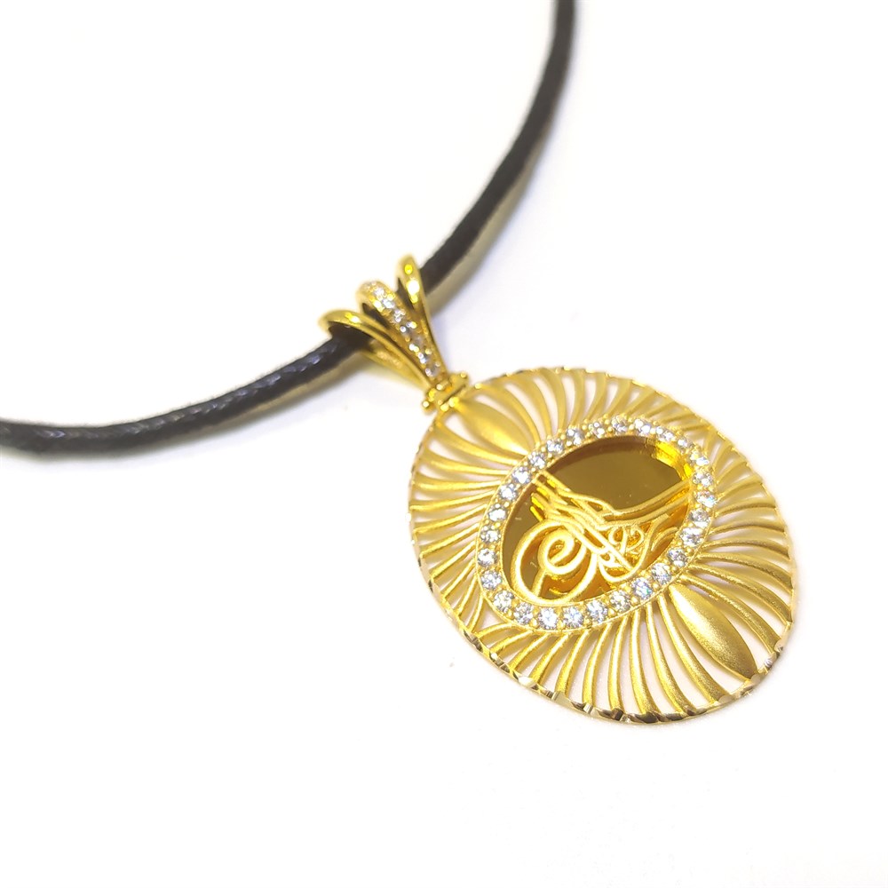 Tuğralı Kolye 14 Ayar Altın