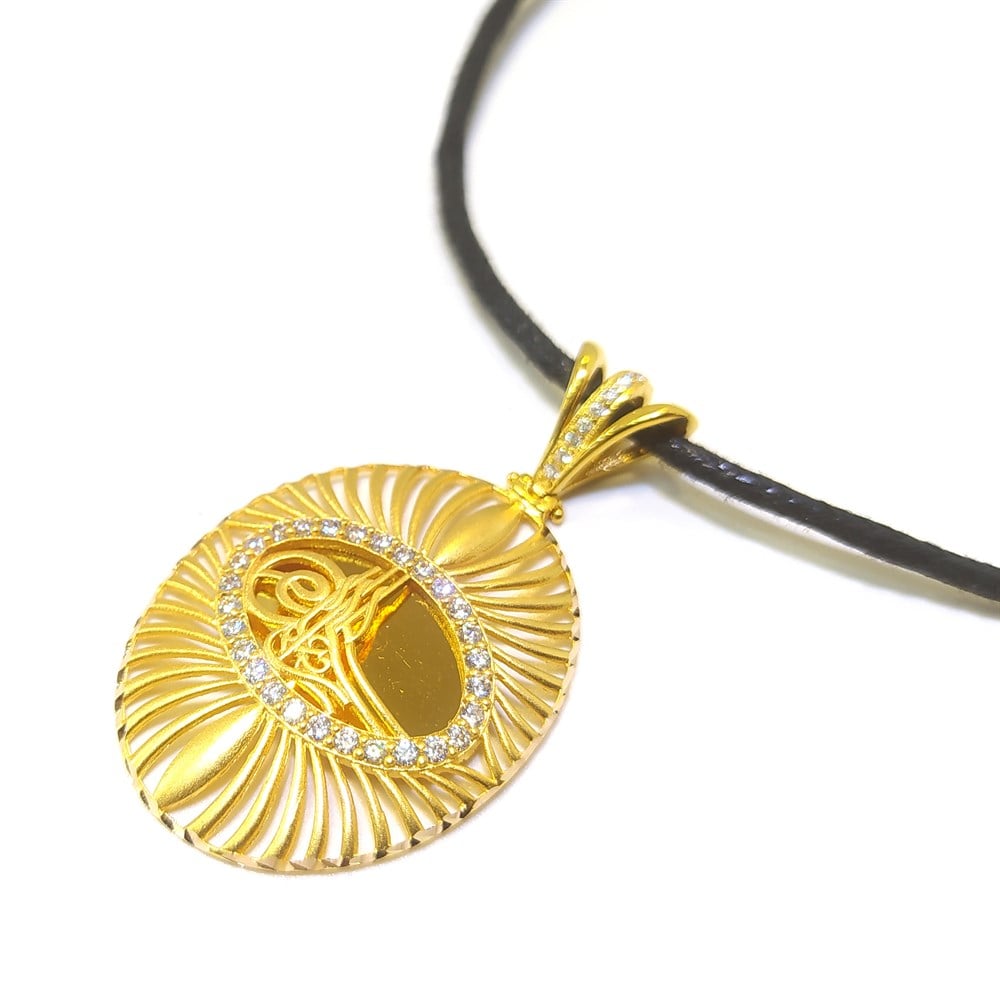 Tuğralı Kolye 14 Ayar Altın