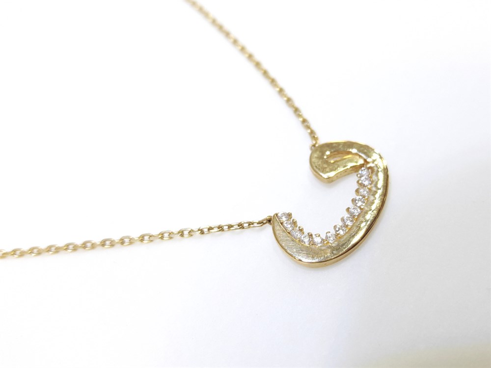 Vav Kolye 14 Ayar Altın