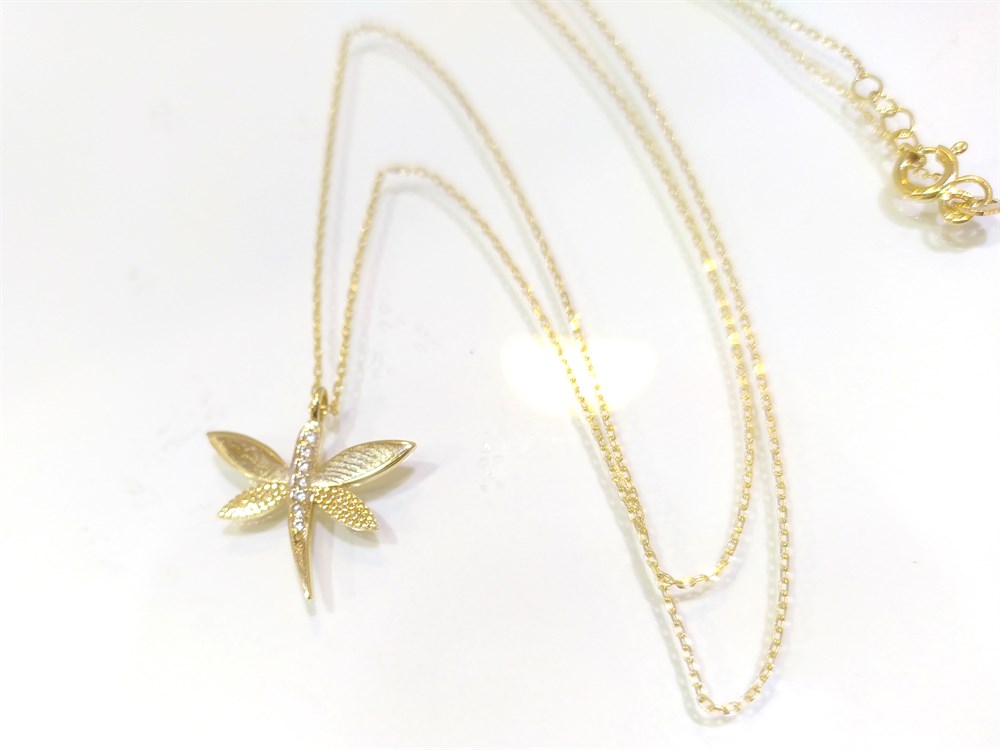 Yusufçuk Kolye 14 Ayar Altın