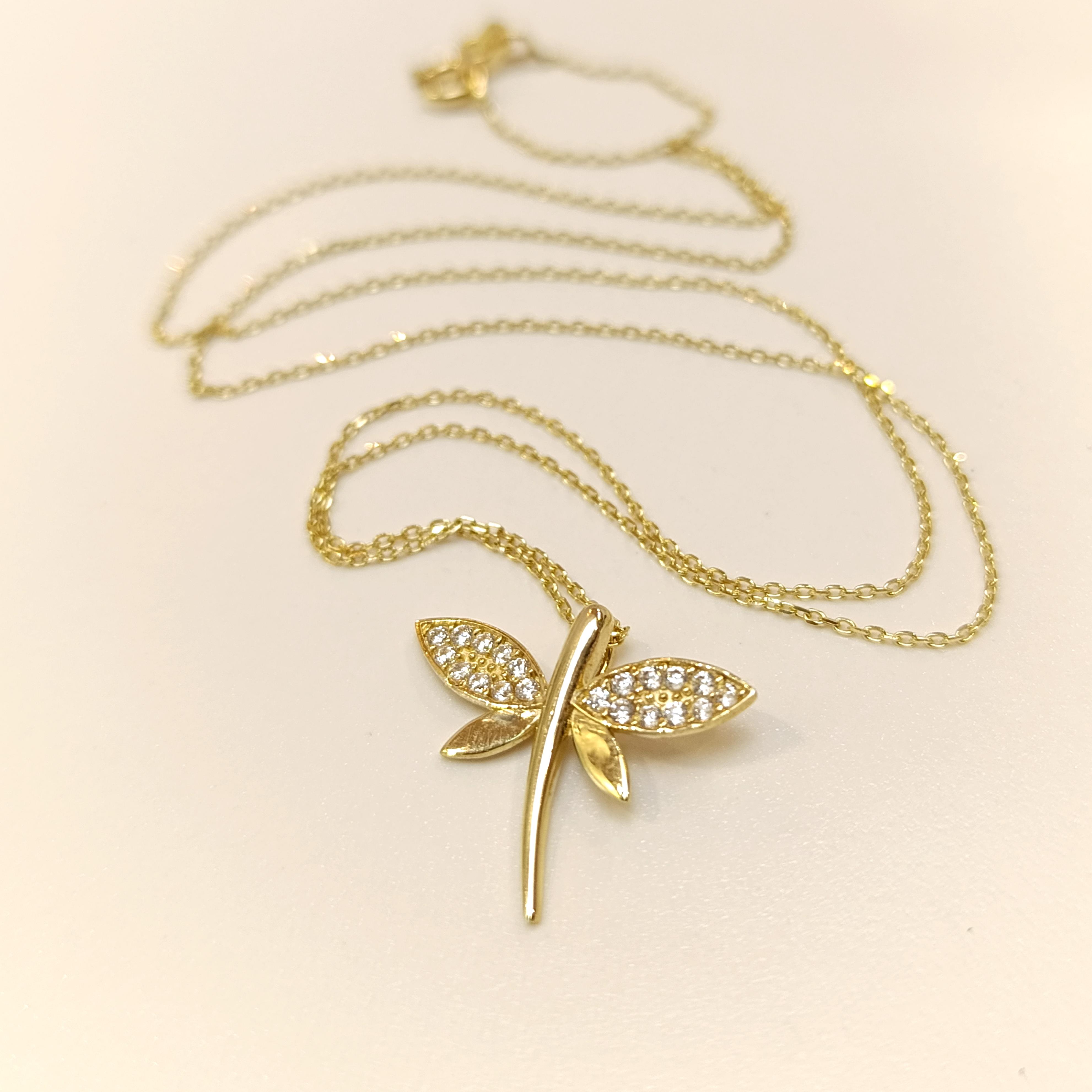 Yusufçuk Kolye 14 Ayar Altın  HD VİDEOLU