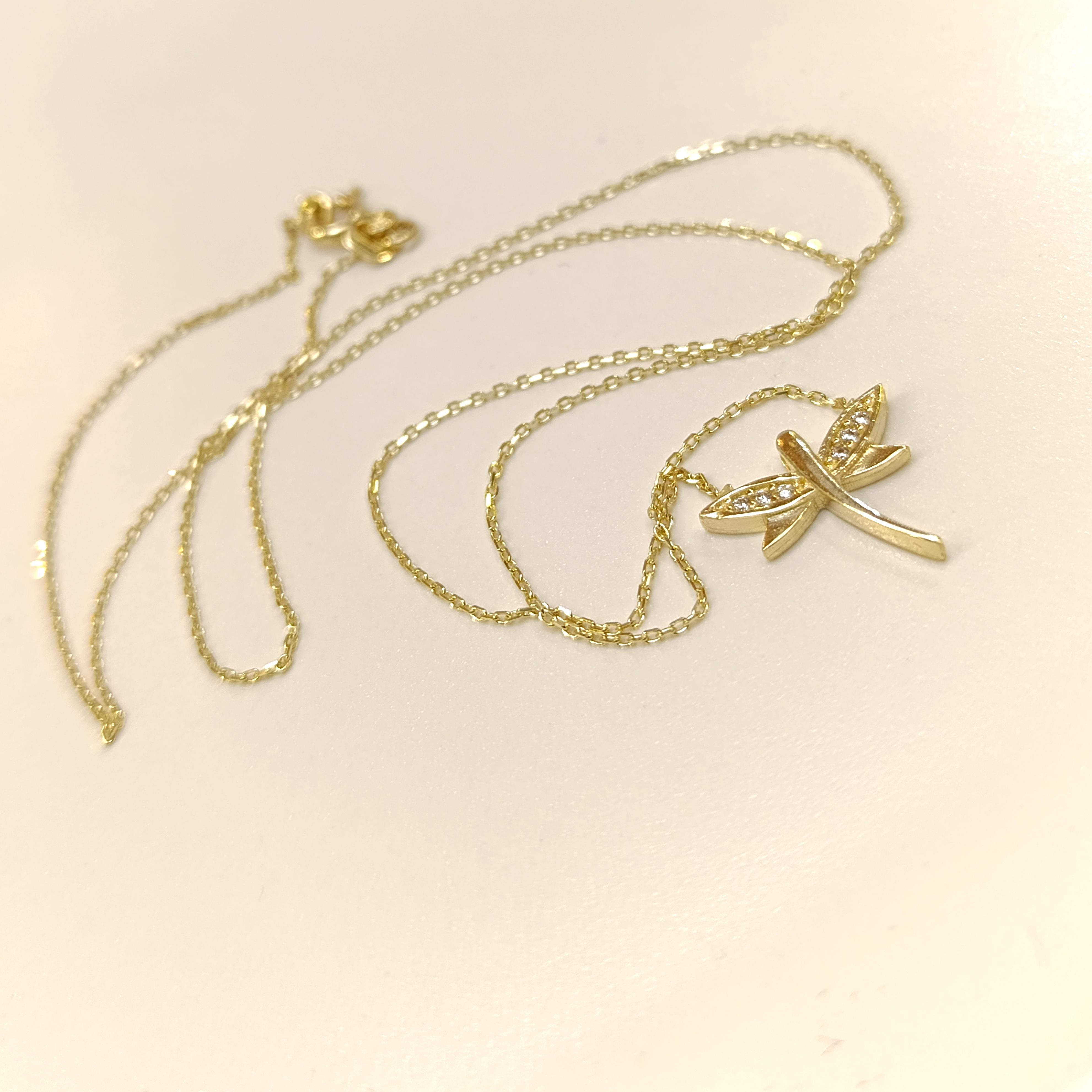 Yusufçuk Kolye 14 Ayar Altın  HD VİDEOLU