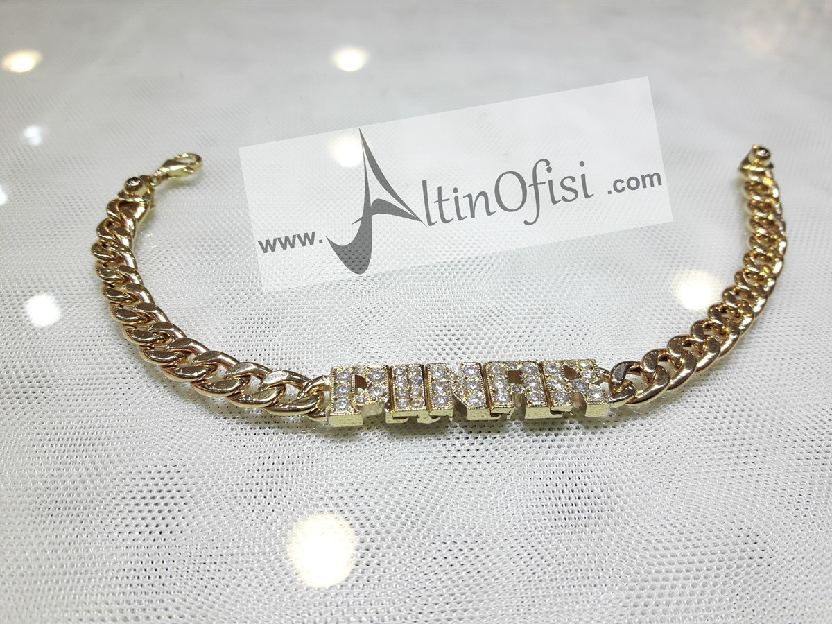 İsim Künye 14 ayar Altın