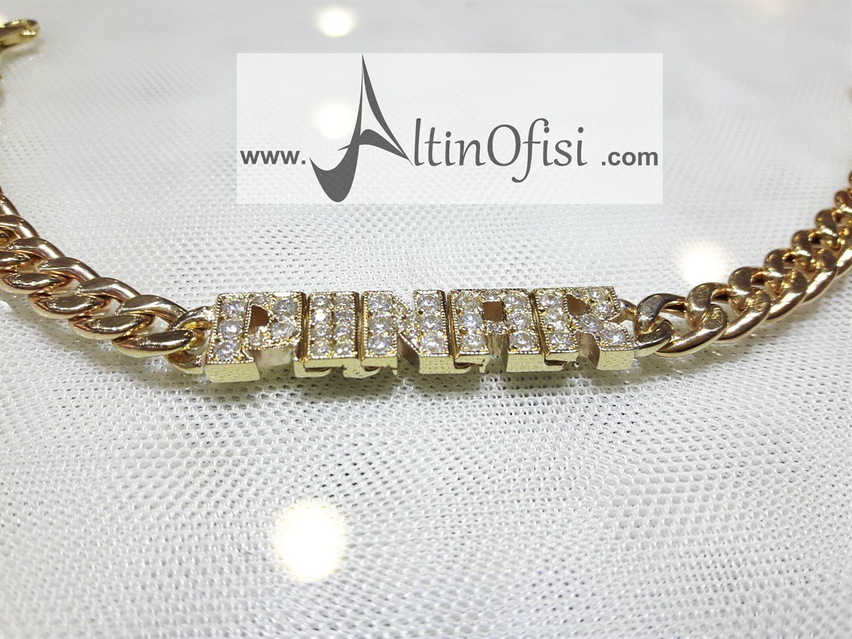İsim Künye 14 ayar Altın