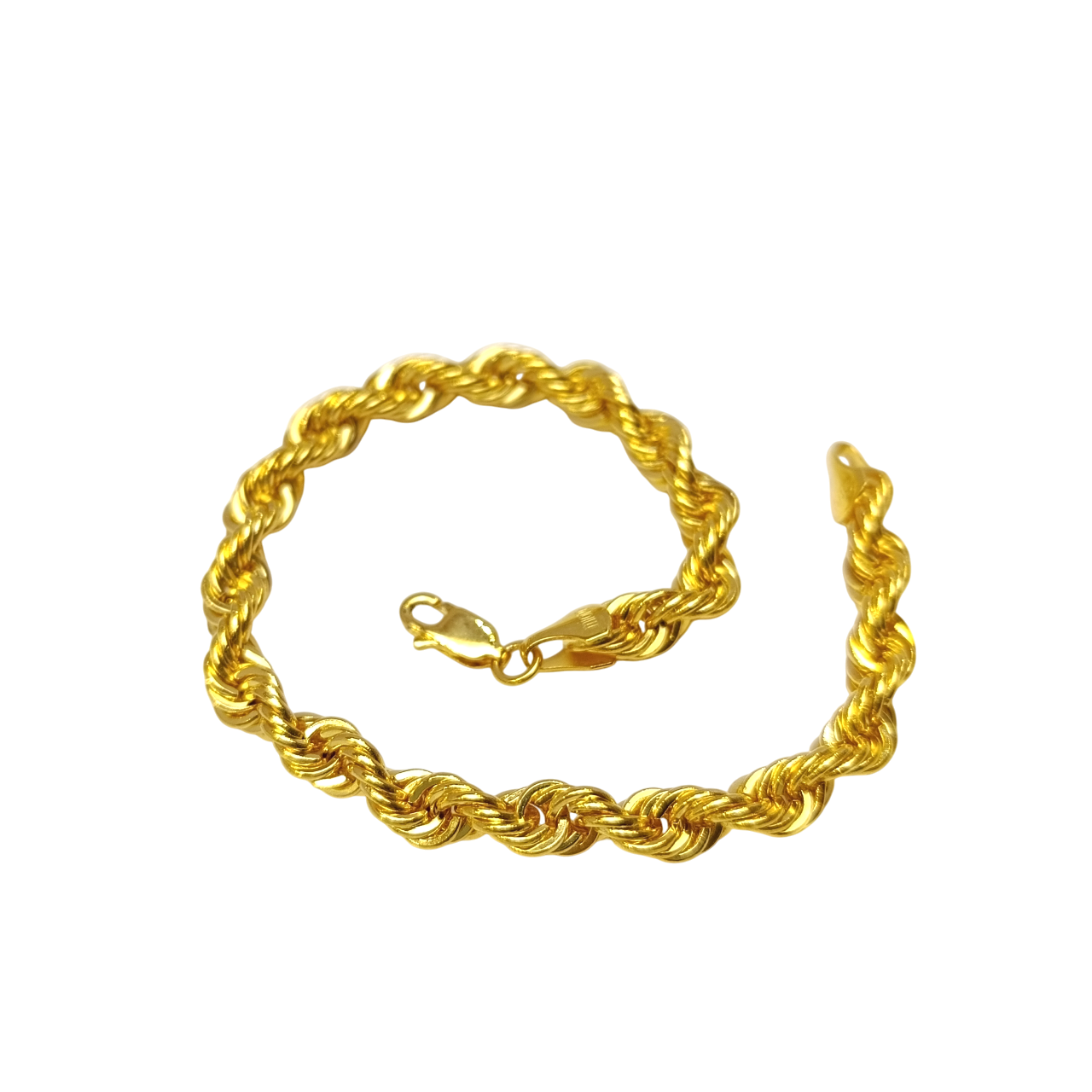 5.5mm Halat Bileklik Künye 14 Ayar Altın HD VİDEOLU