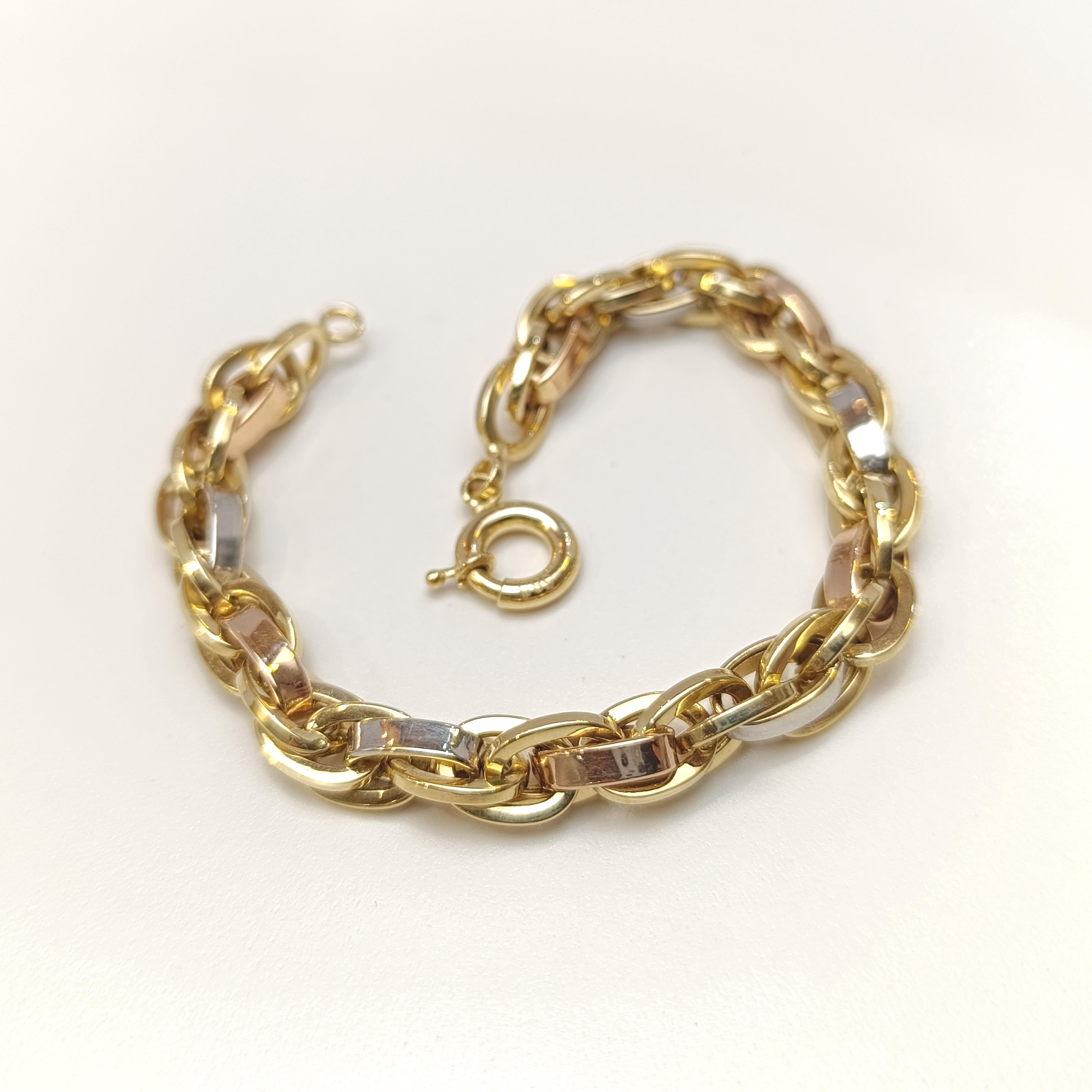 8mm Palamut Haloy Bileklik Künye 14 Ayar Altın HD VİDEOLU