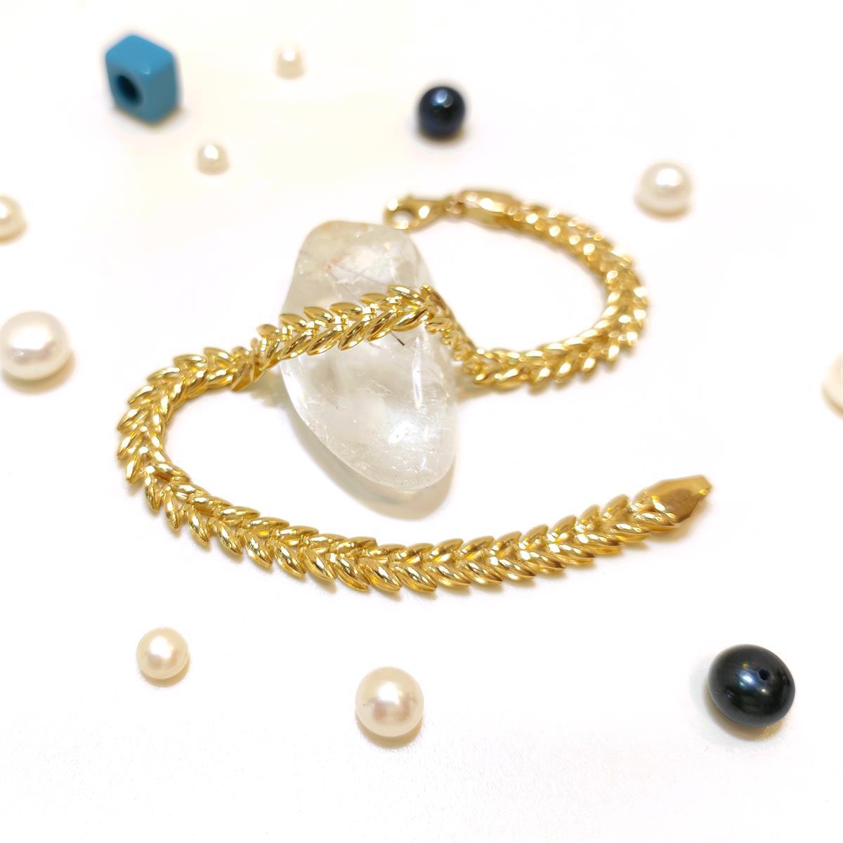 Başak Bileklik Künye 14 Ayar Altın HD VİDEOLU