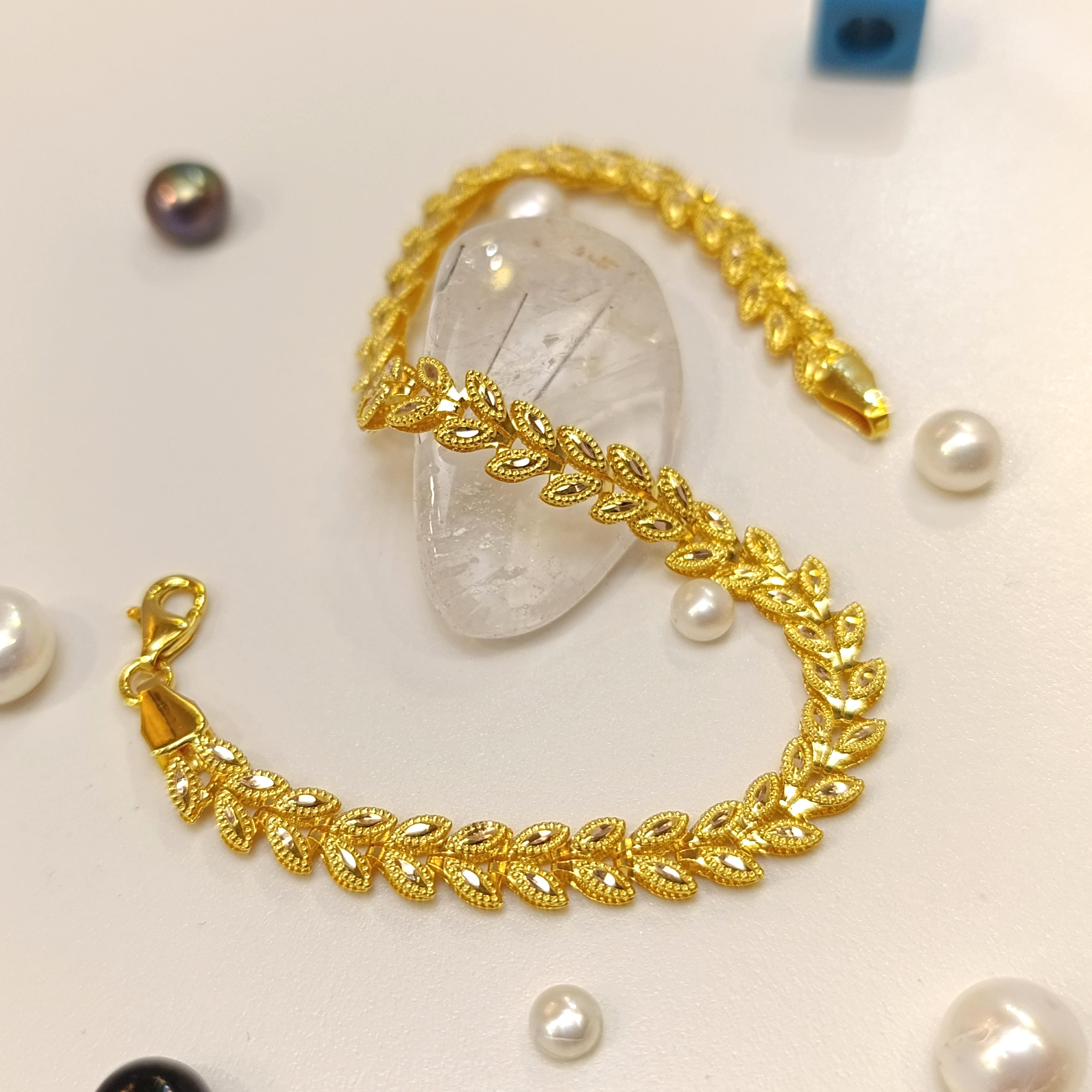 Başak Bileklik Künye 14 Ayar Altın HD VİDEOLU