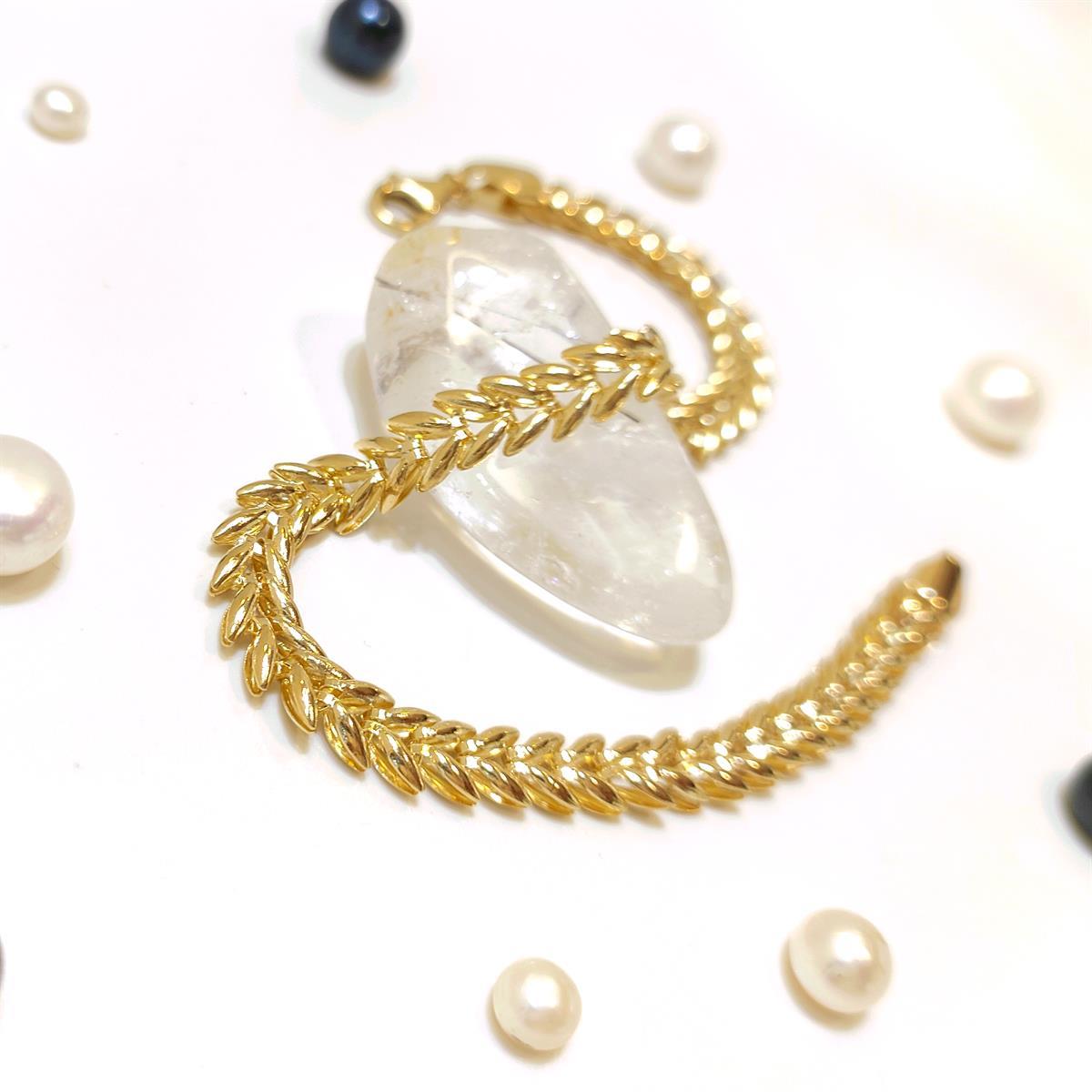 Başak Bileklik Künye 14 Ayar Altın HD VİDEOLU