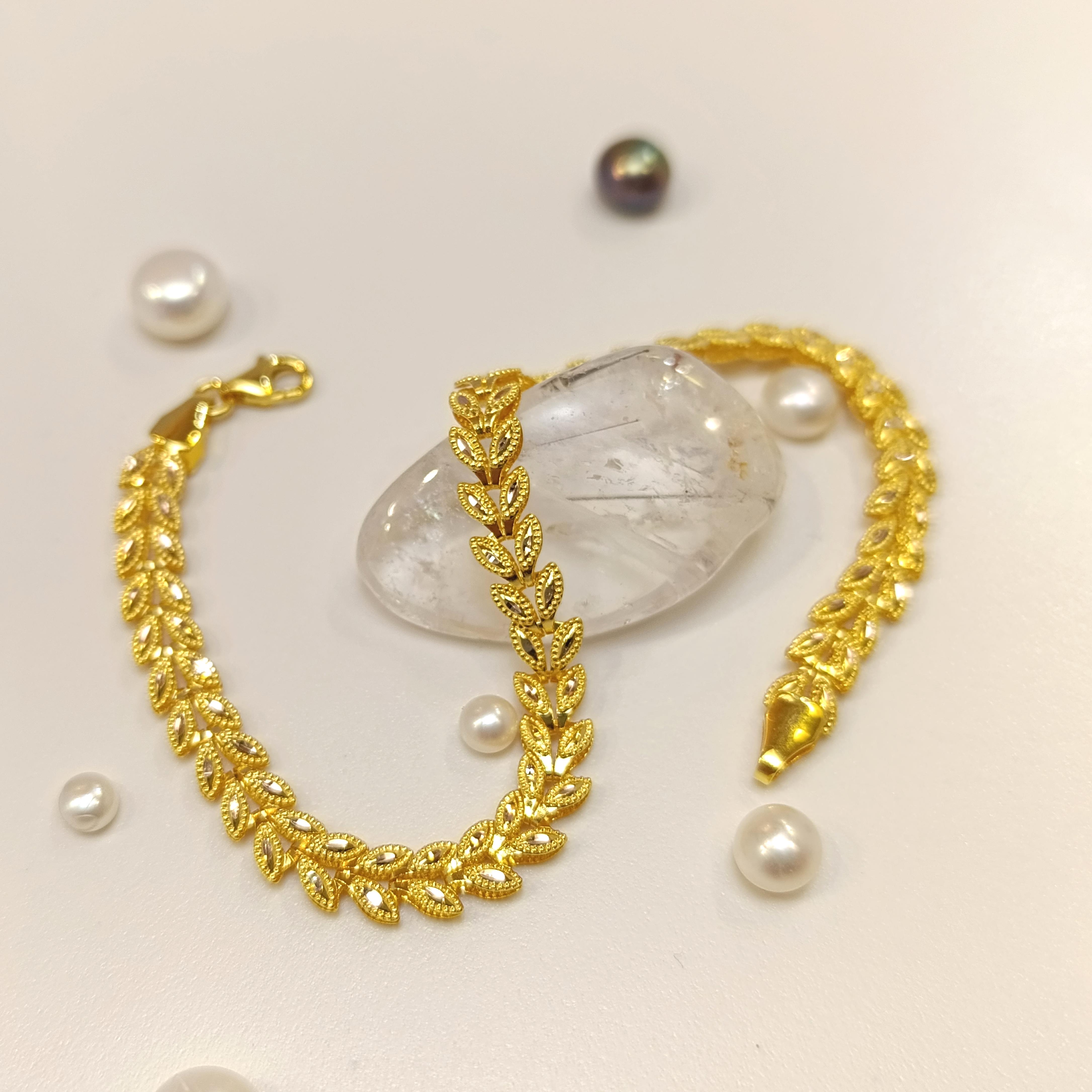 Başak Bileklik Künye 14 Ayar Altın HD VİDEOLU