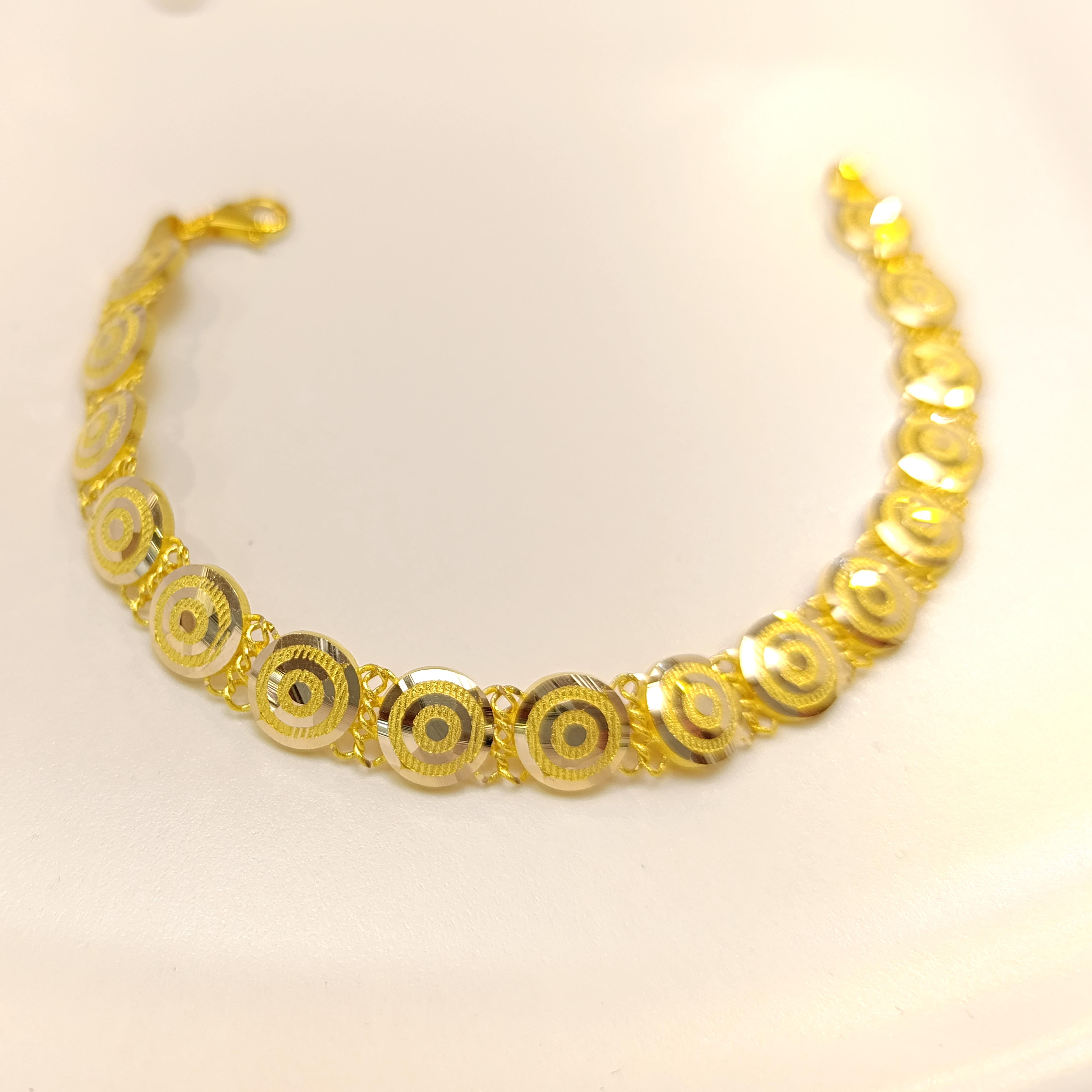 Bileklik Künye 14 Ayar Altın HD VİDEOLU