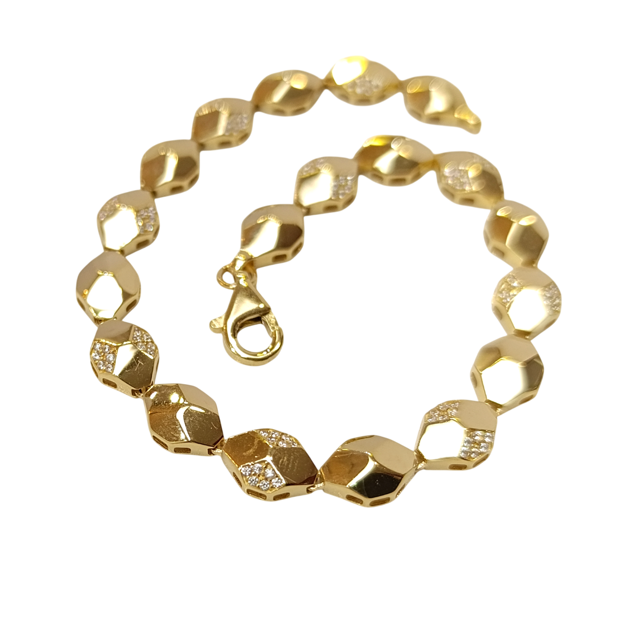 Bileklik Künye 14 Ayar Altın HD VİDEOLU