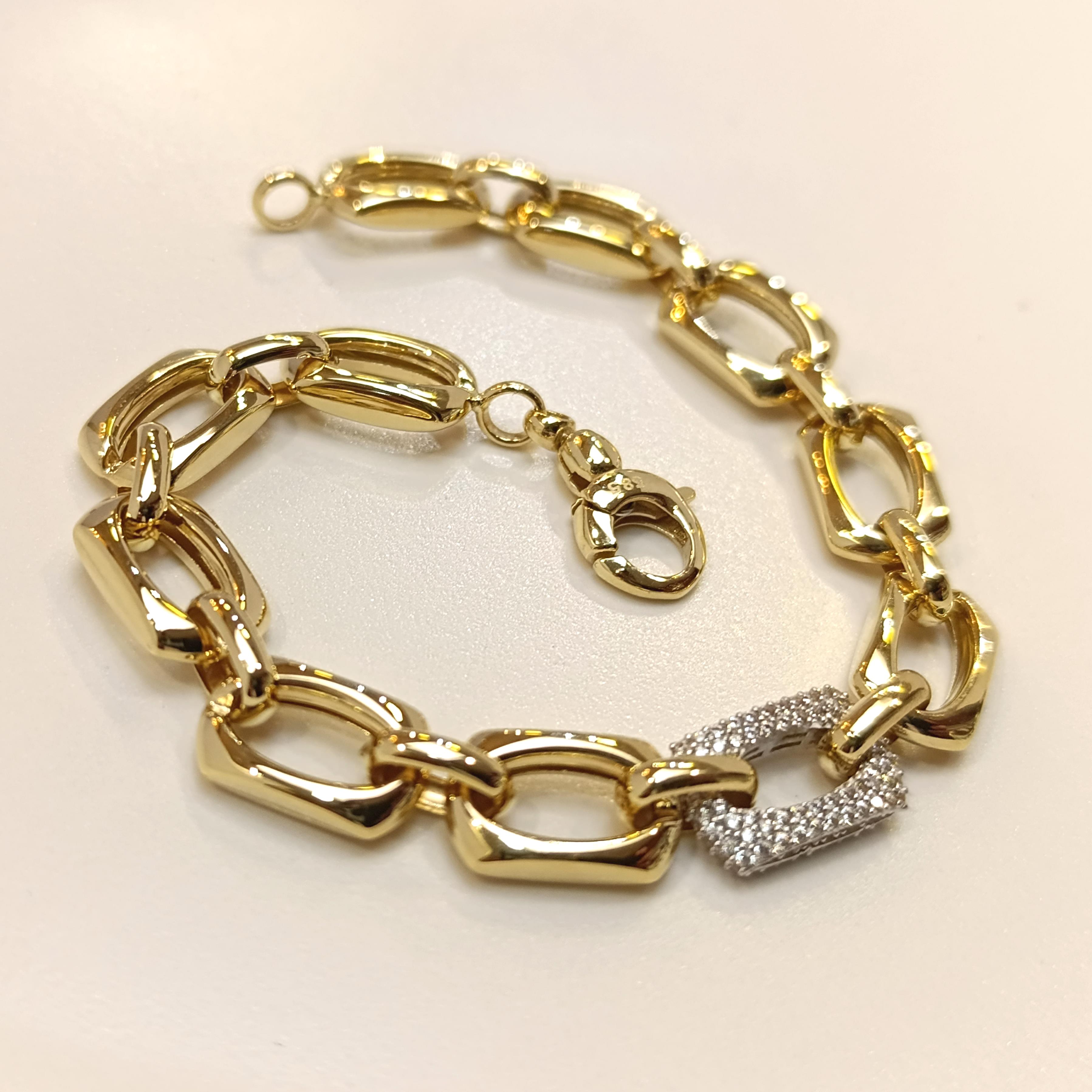 Bileklik Künye 14 Ayar Altın HD VİDEOLU