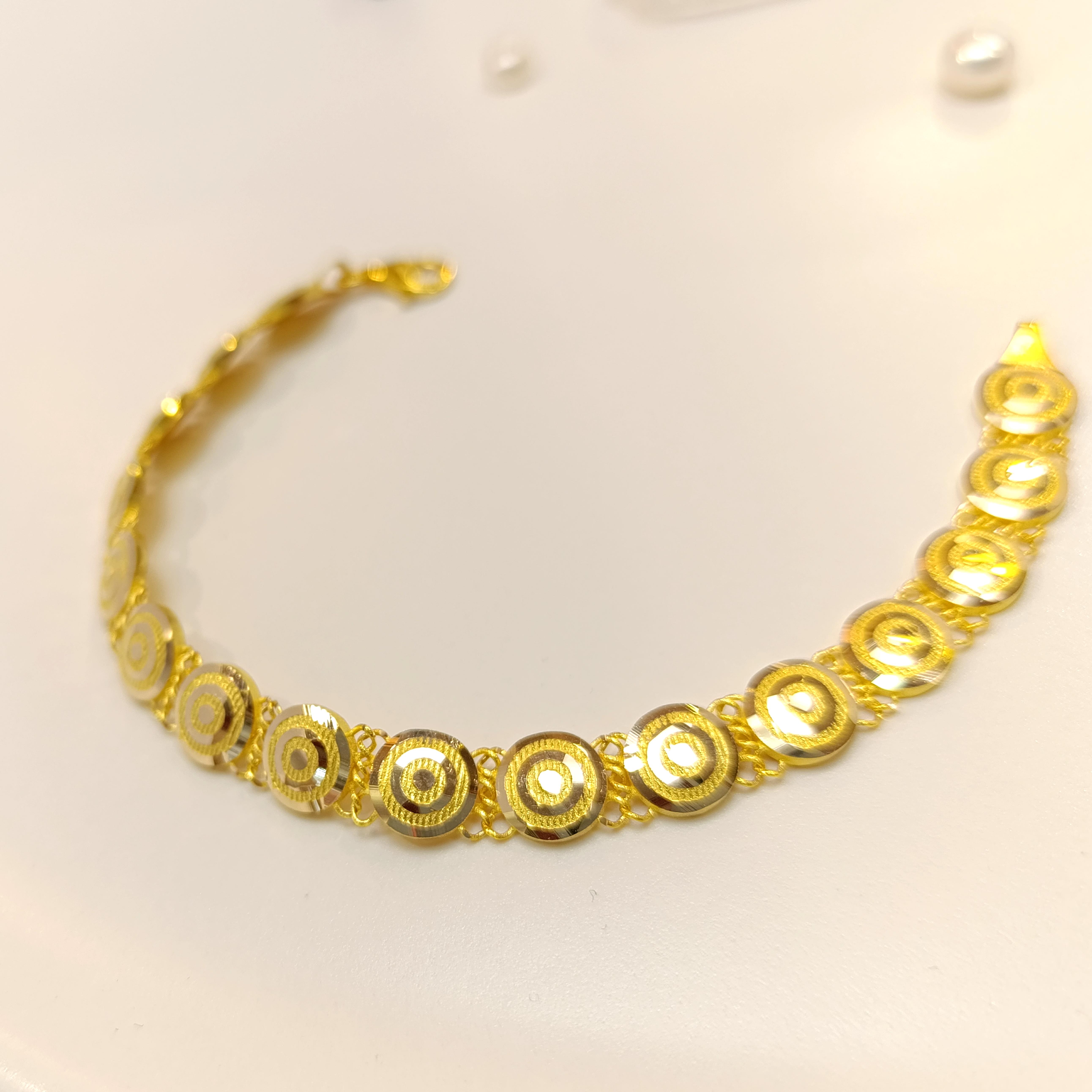 Bileklik Künye 14 Ayar Altın HD VİDEOLU