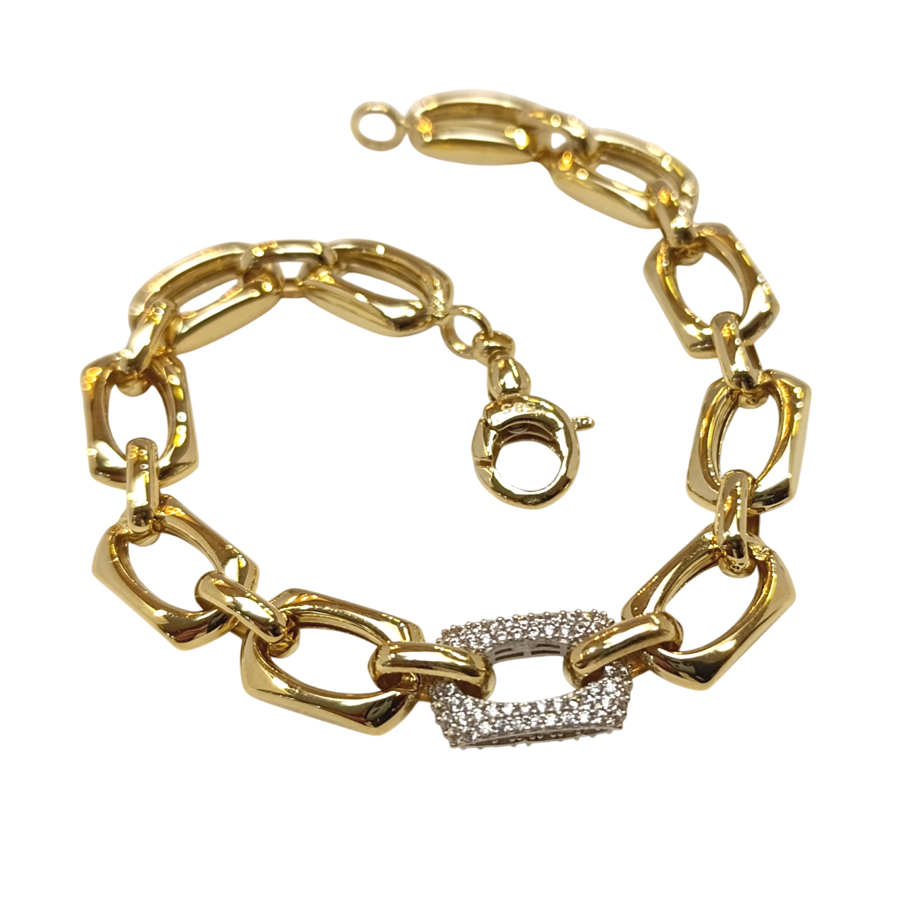 Bileklik Künye 14 Ayar Altın HD VİDEOLU