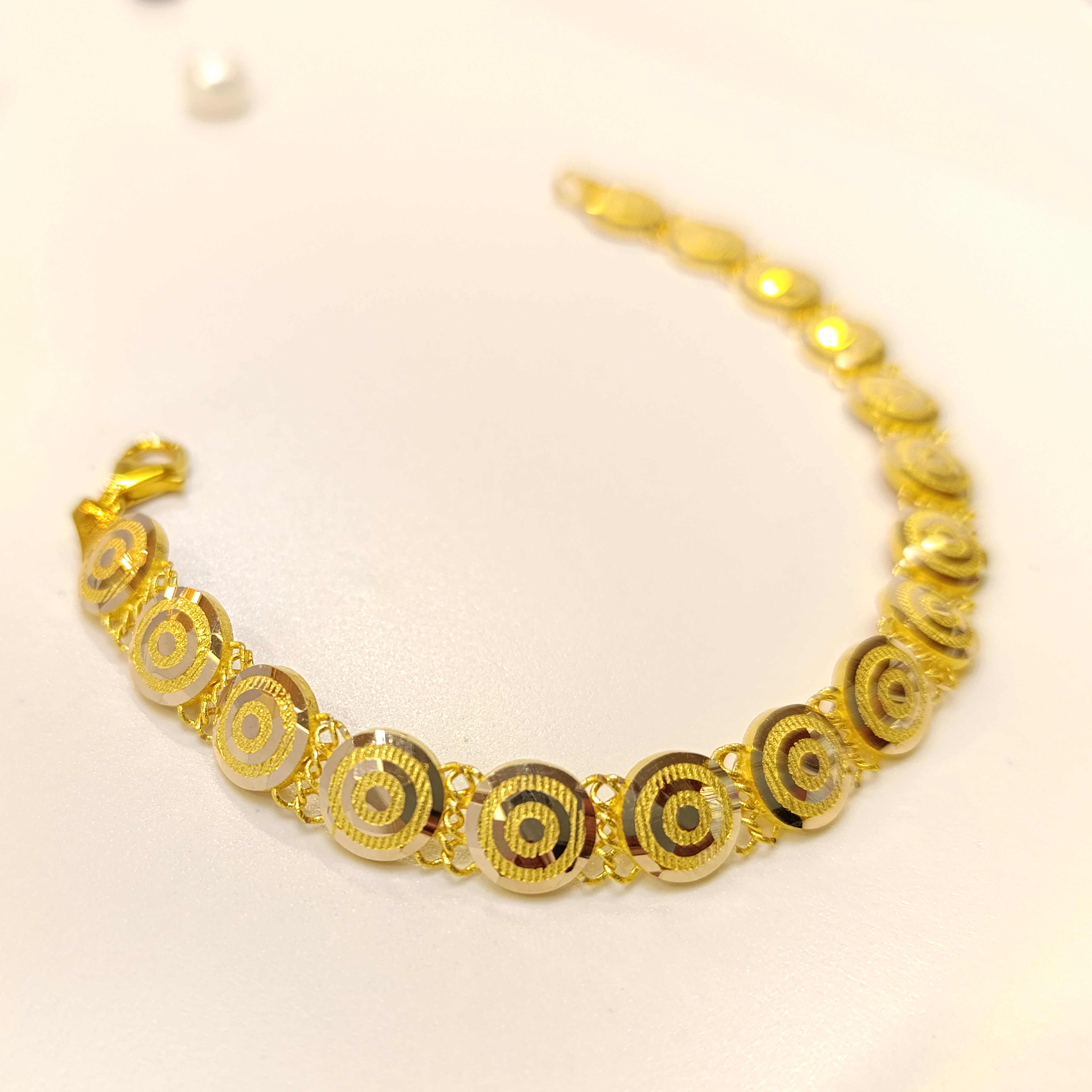 Bileklik Künye 14 Ayar Altın HD VİDEOLU