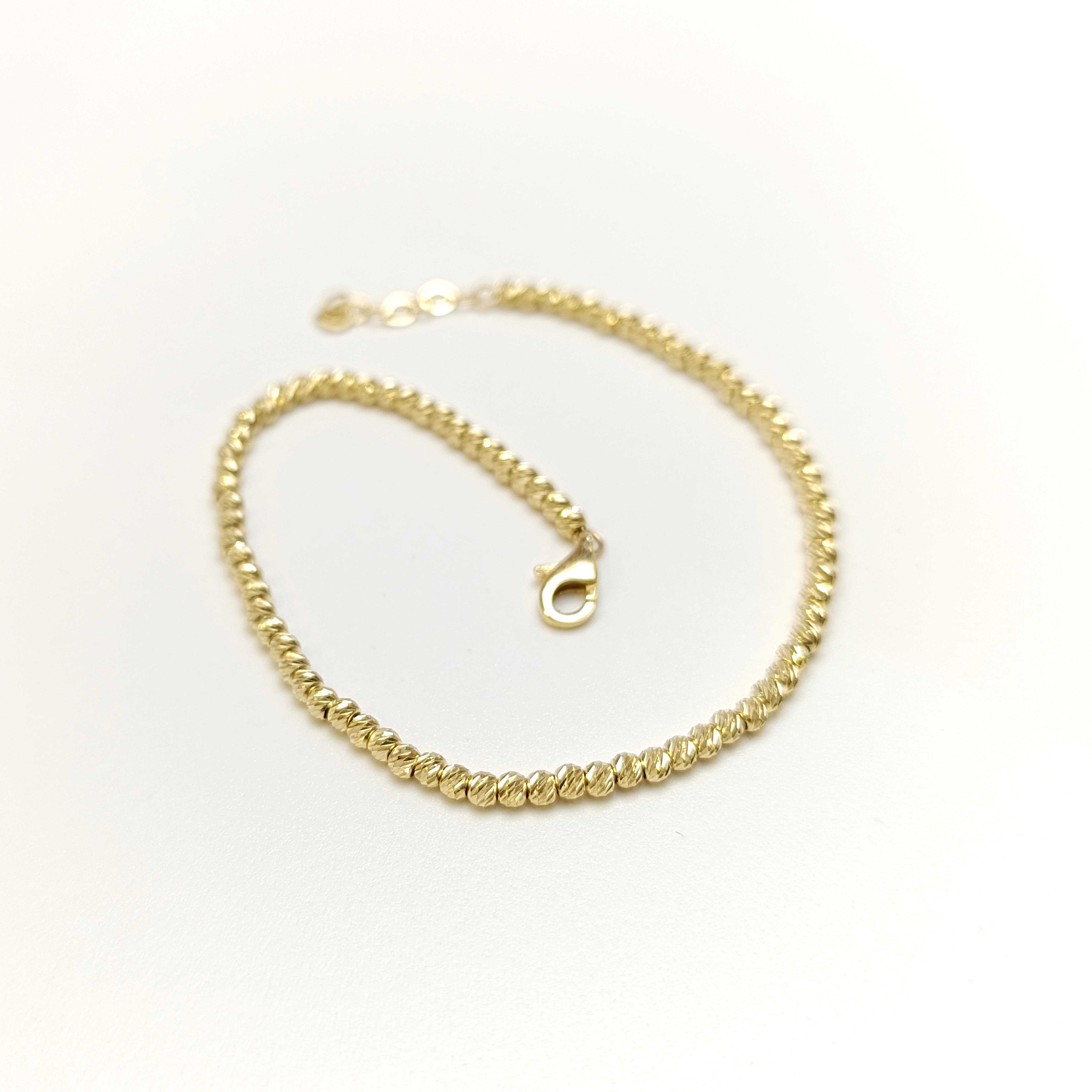 Dorika Toplu Bileklik Künye 14 Ayar Altın HD VİDEOLU