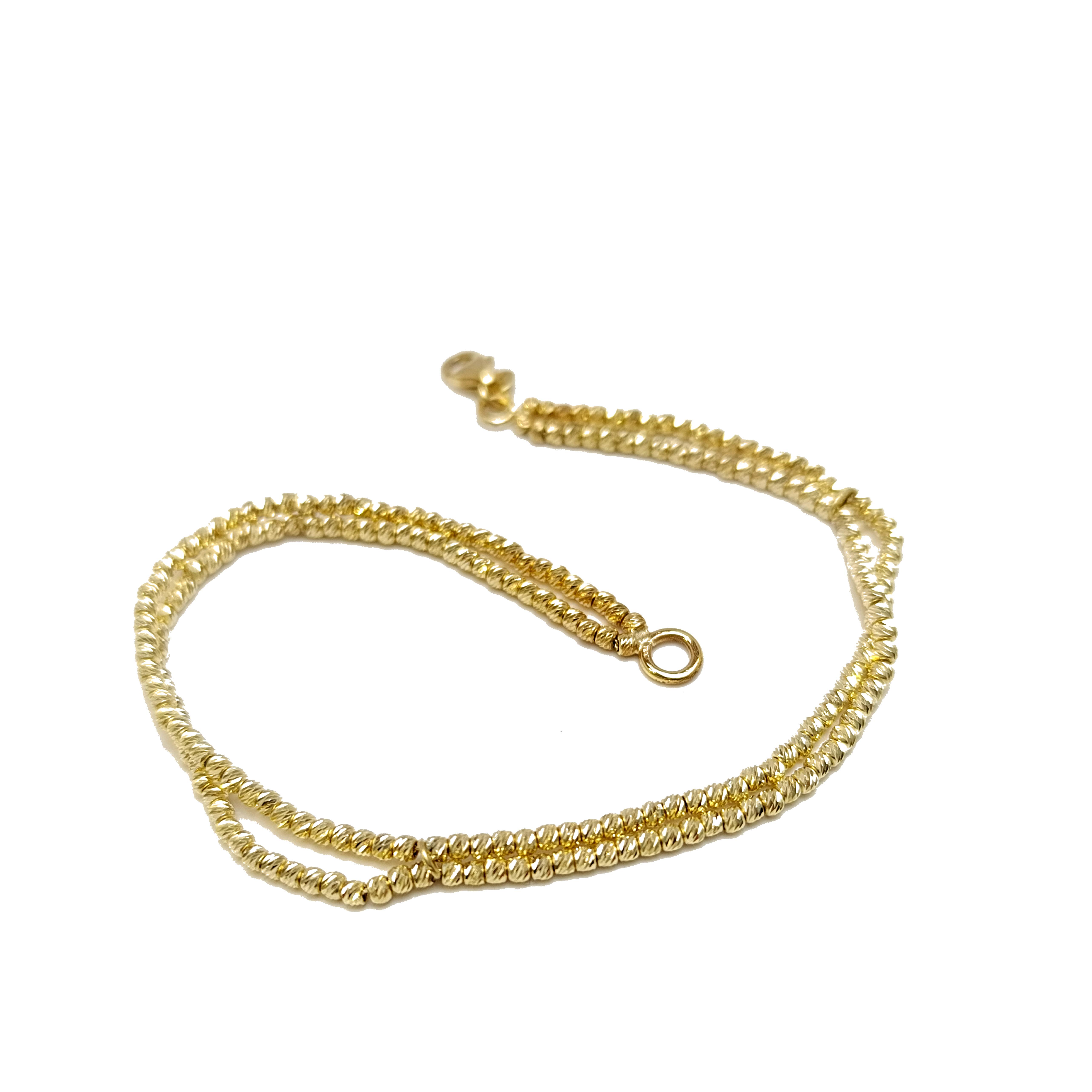 Dorika Toplu Bileklik Künye 14 Ayar Altın HD VİDEOLU