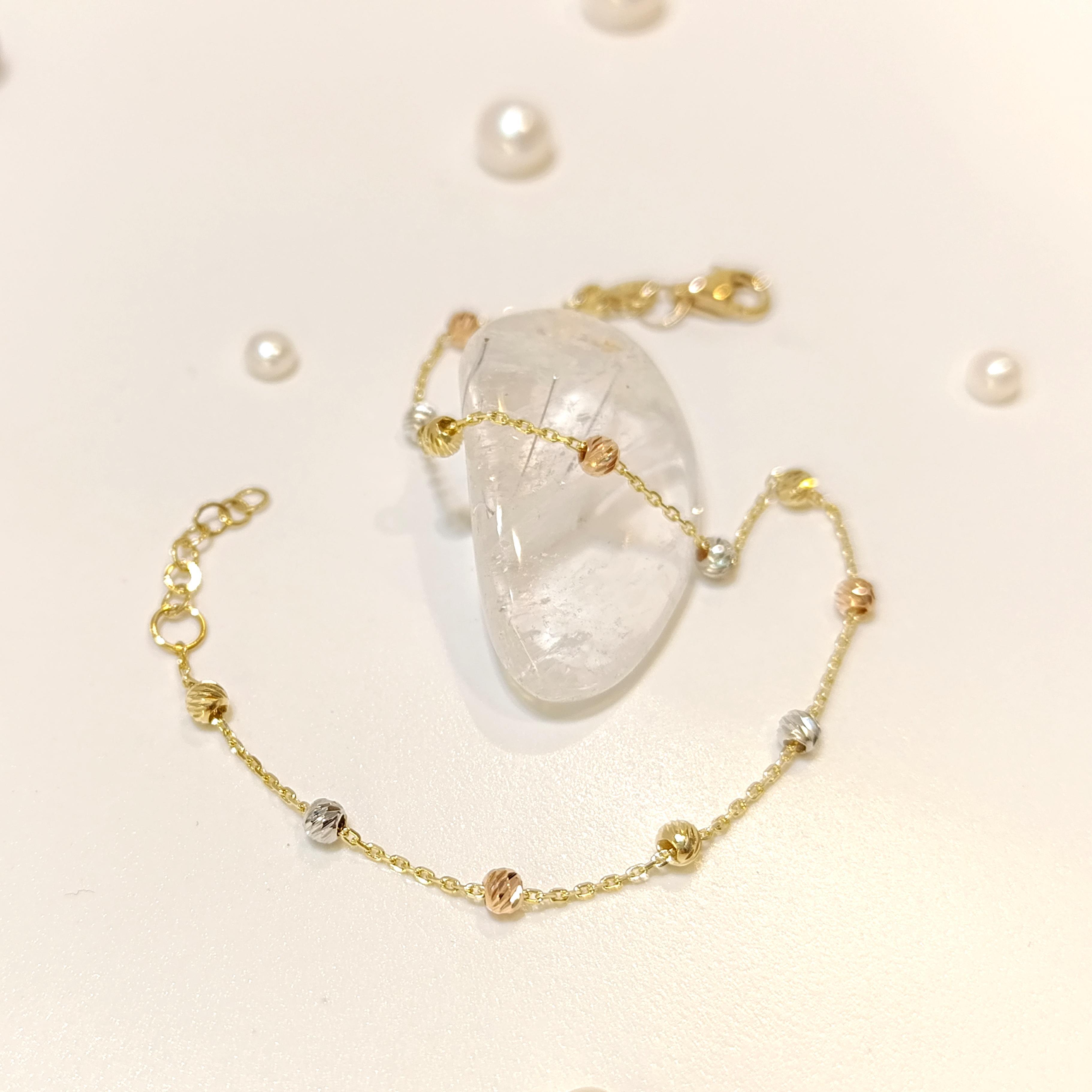 Dorika toplu Forse Zincirli Bileklik Künye 14 Ayar Altın HD VİDEOLU