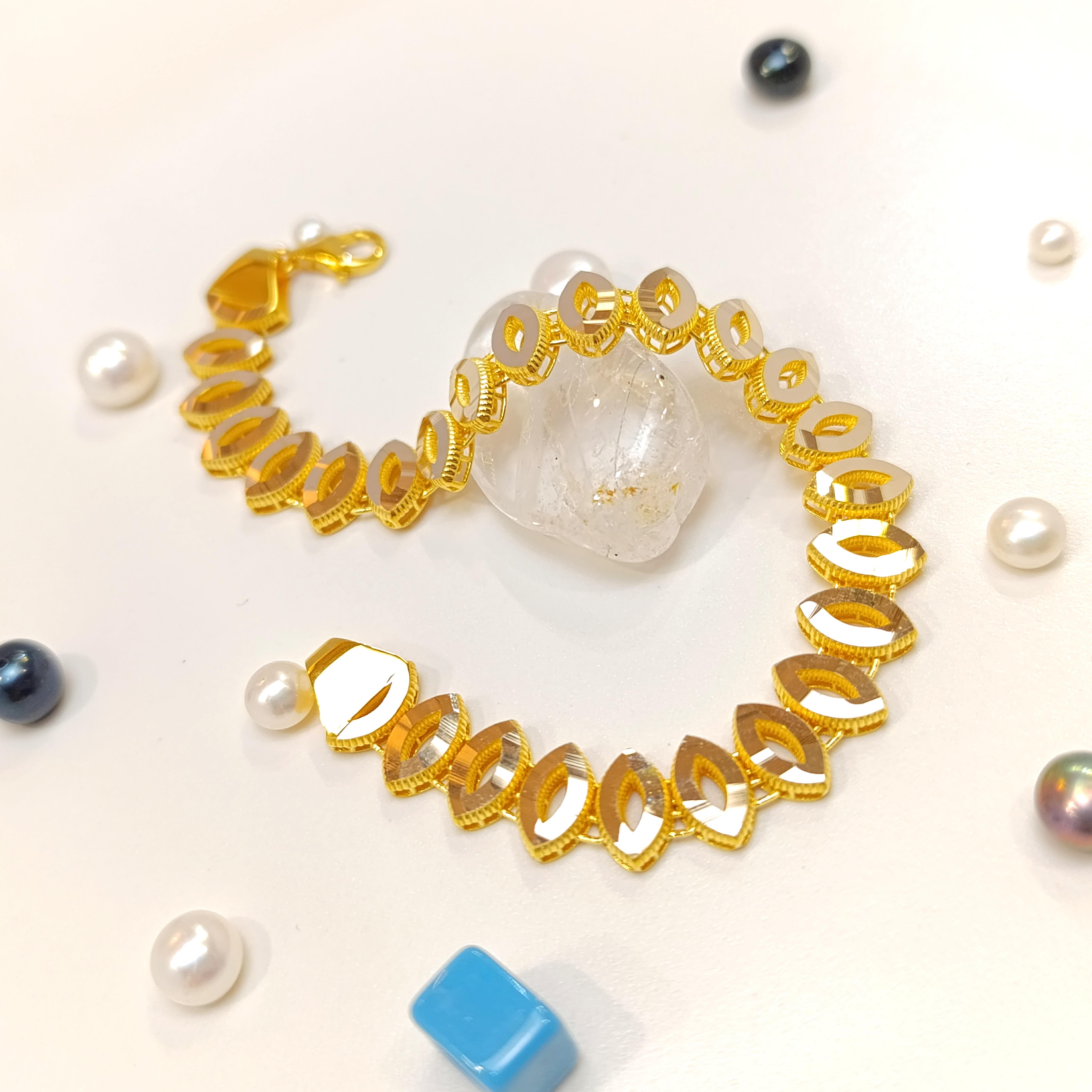 Göz Mekik Bileklik Künye 14 Ayar Altın HD VİDEOLU