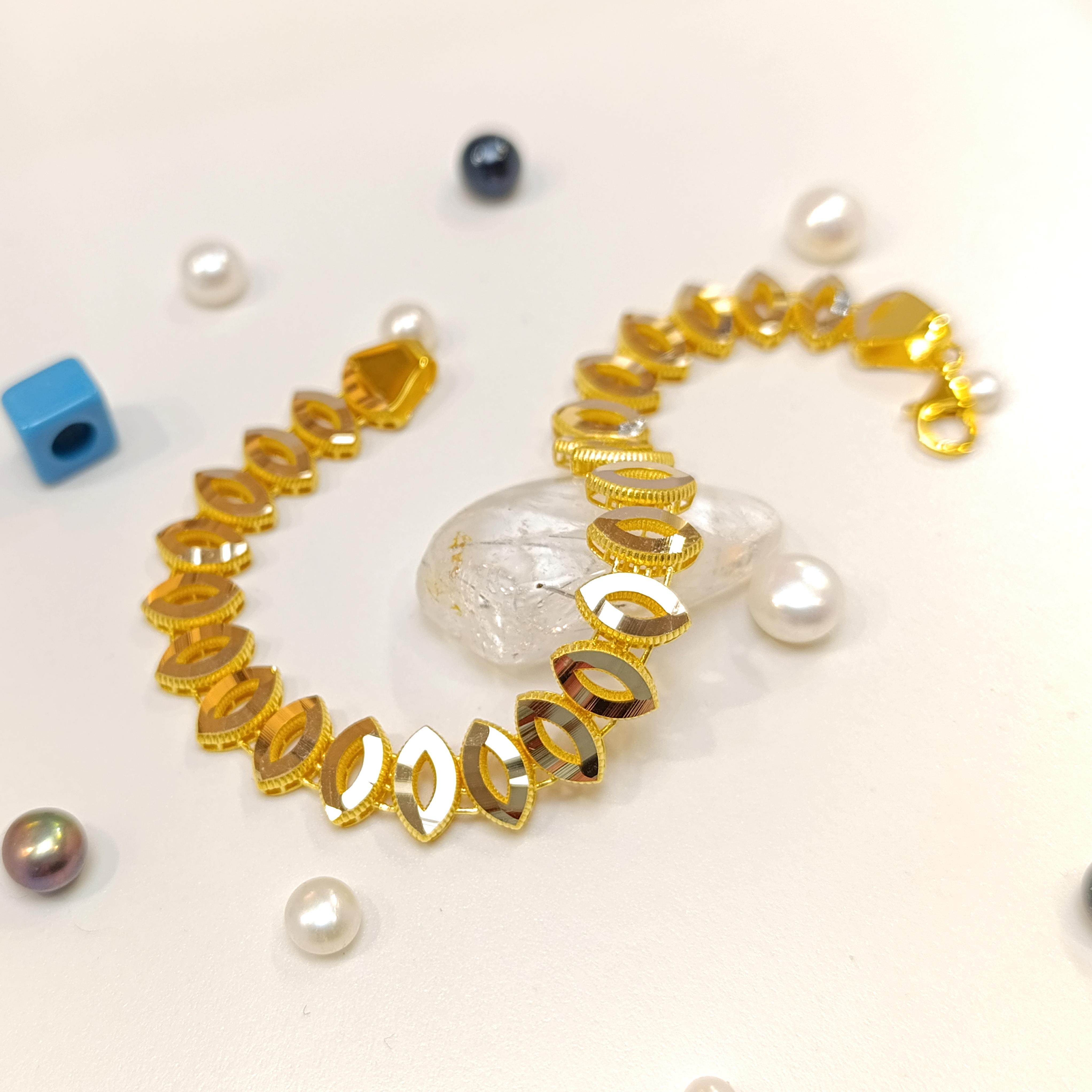 Göz Mekik Bileklik Künye 14 Ayar Altın HD VİDEOLU