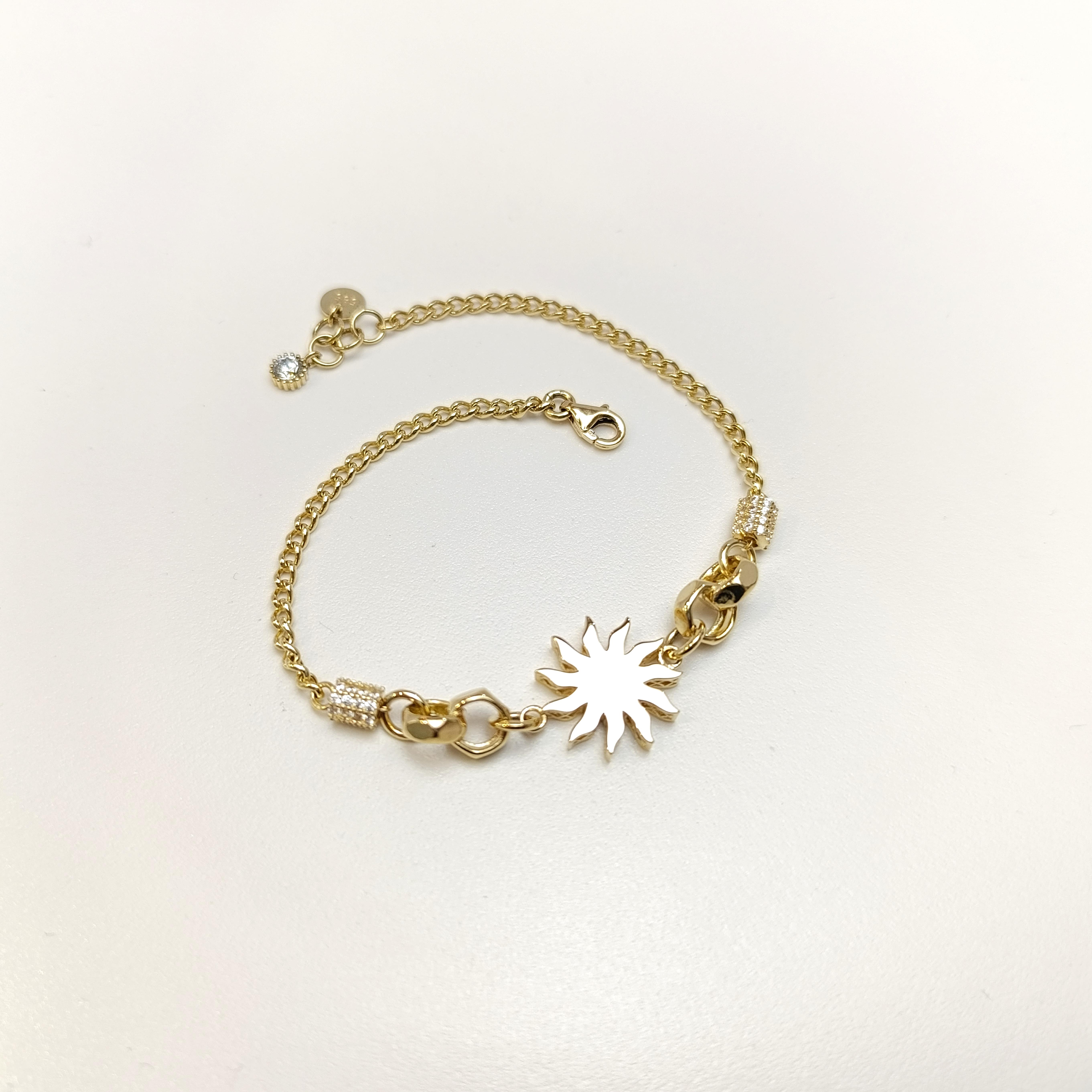 Güneş Bileklik Künye 14 Ayar Altın HD VİDEOLU