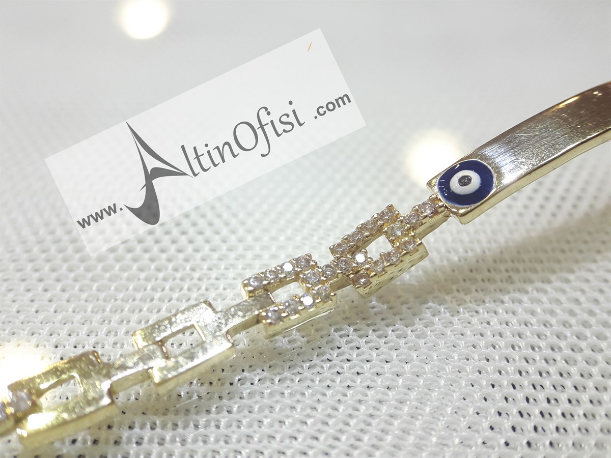 İsim Künye Sarı 14 Ayar Altın