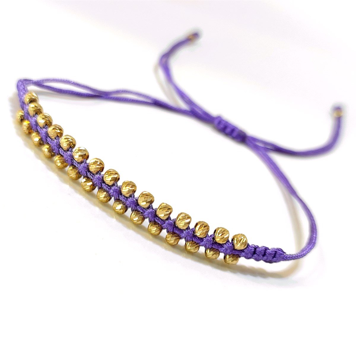 Makrome Dorika Toplu Bileklik Künye 14 Ayar Altın HD VİDEOLU