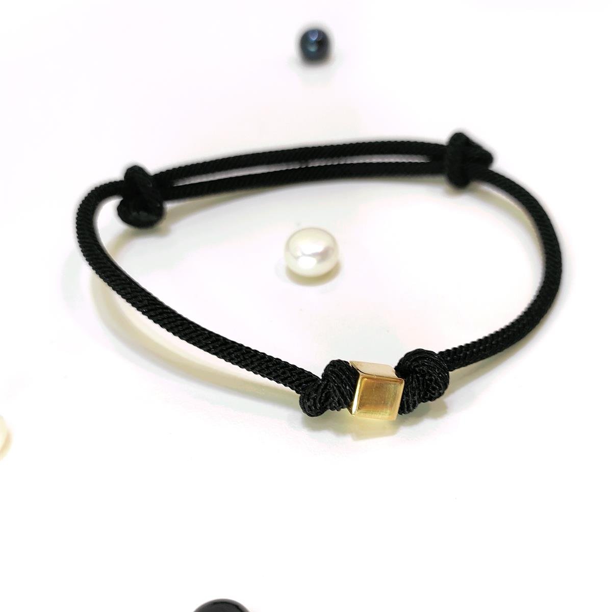 Örgü Küp Bileklik Künye 14 Ayar Altın HD VİDEOLU