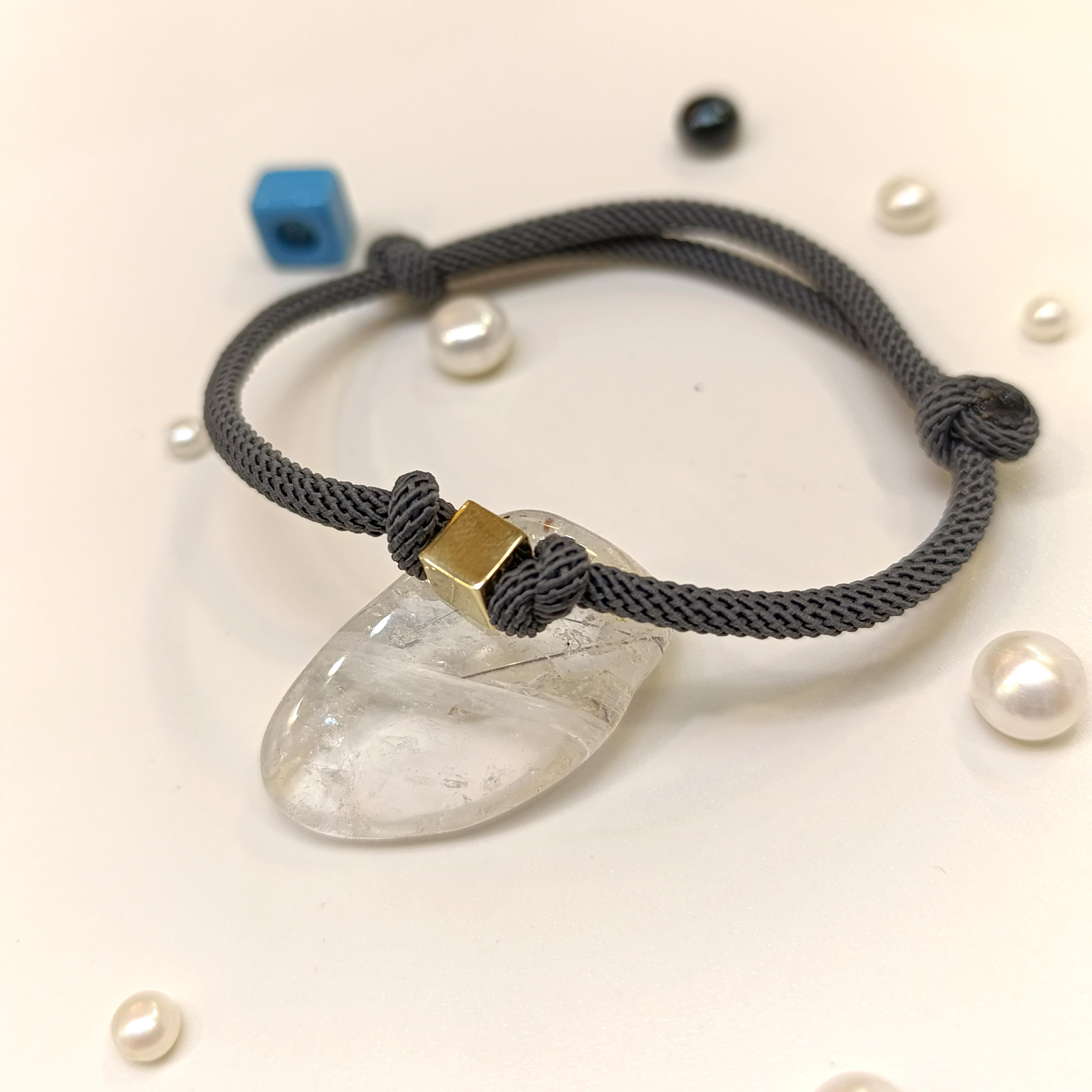 Örgü Küp Bileklik Künye 14 Ayar Altın HD VİDEOLU