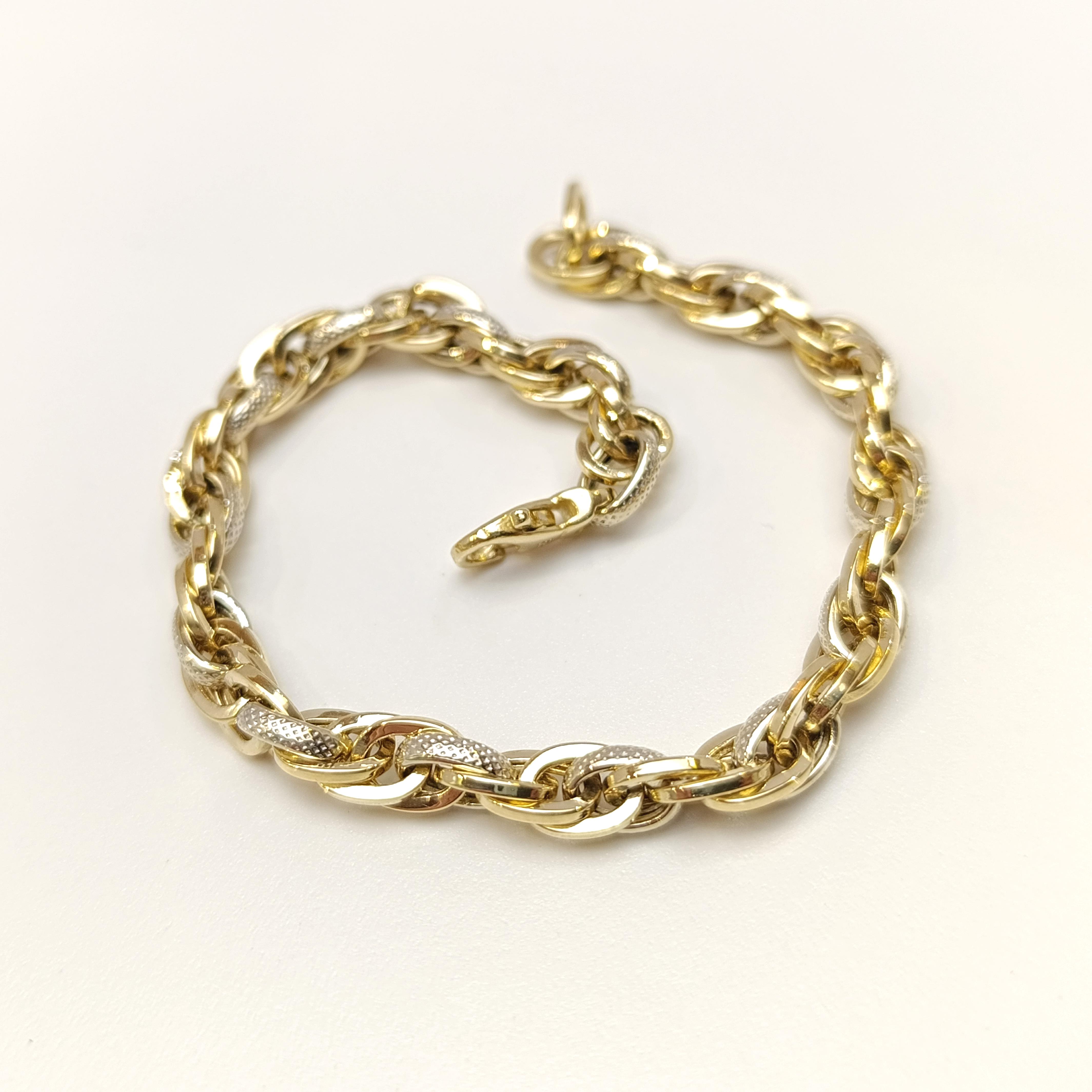 Palamut Haloy Bileklik Künye 14 Ayar Altın HD VİDEOLU