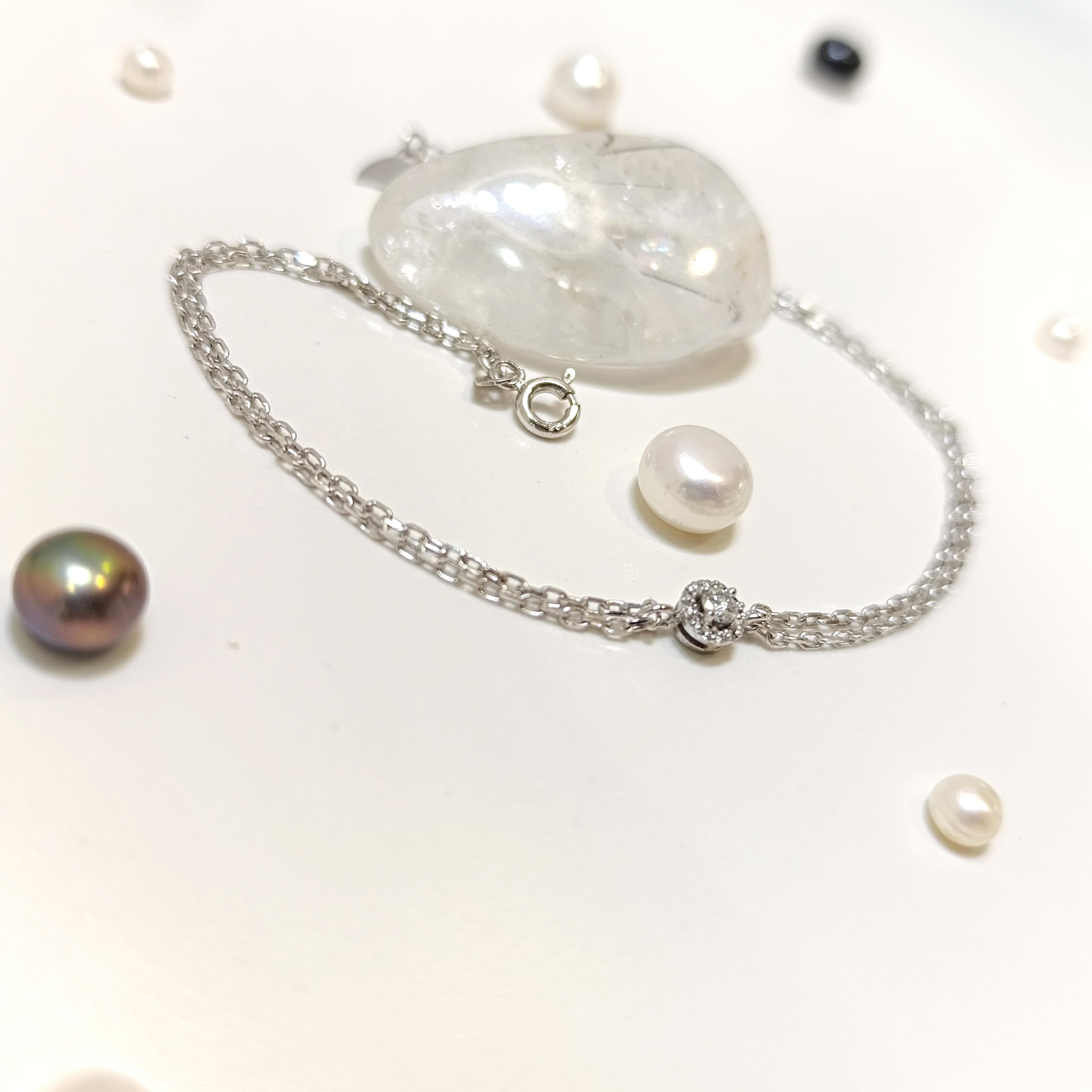 Pırlanta Tek Taş Bileklik 14 Ayar Altın HD VİDEOLU